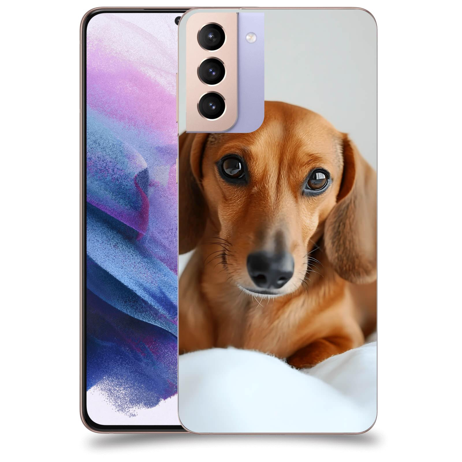 ACOVER Kryt na mobil Samsung Galaxy S21+ G996F - Dachshund II