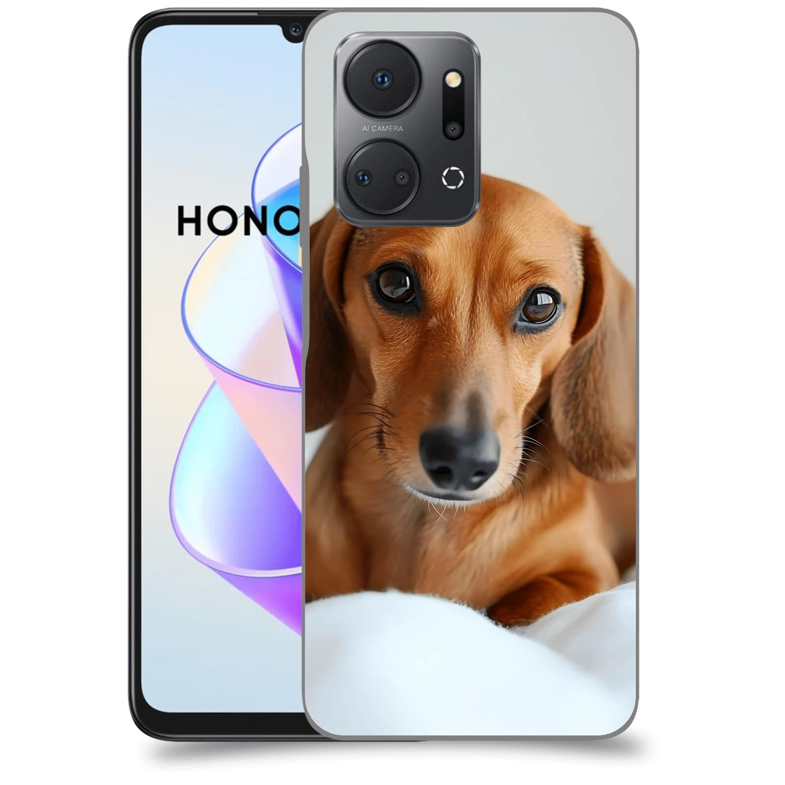 ACOVER Kryt na mobil HONOR X7a - Dachshund II