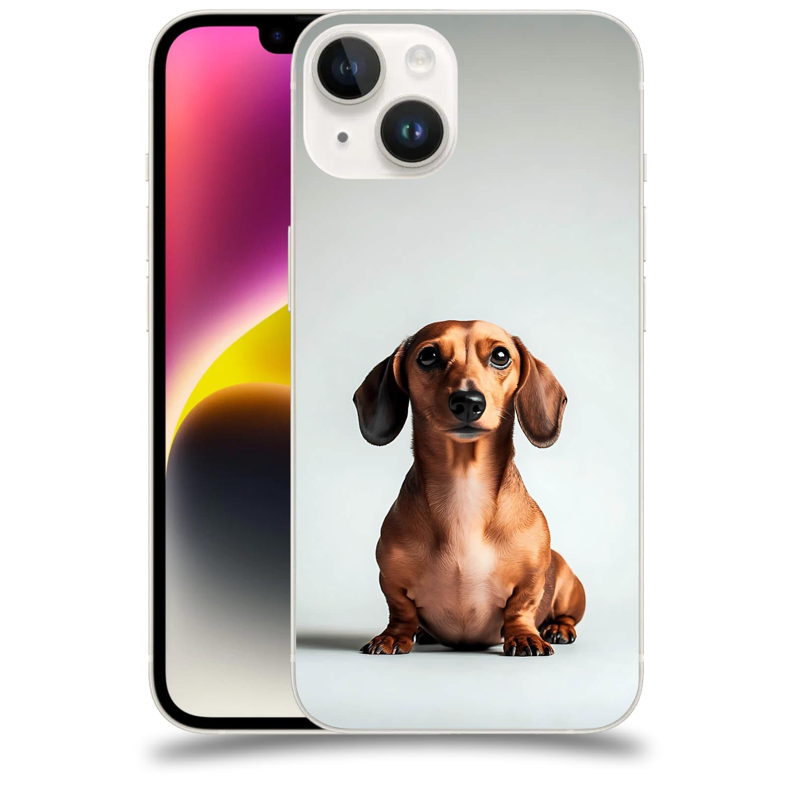 ACOVER Kryt na mobil Apple iPhone 14 - Dachshund III