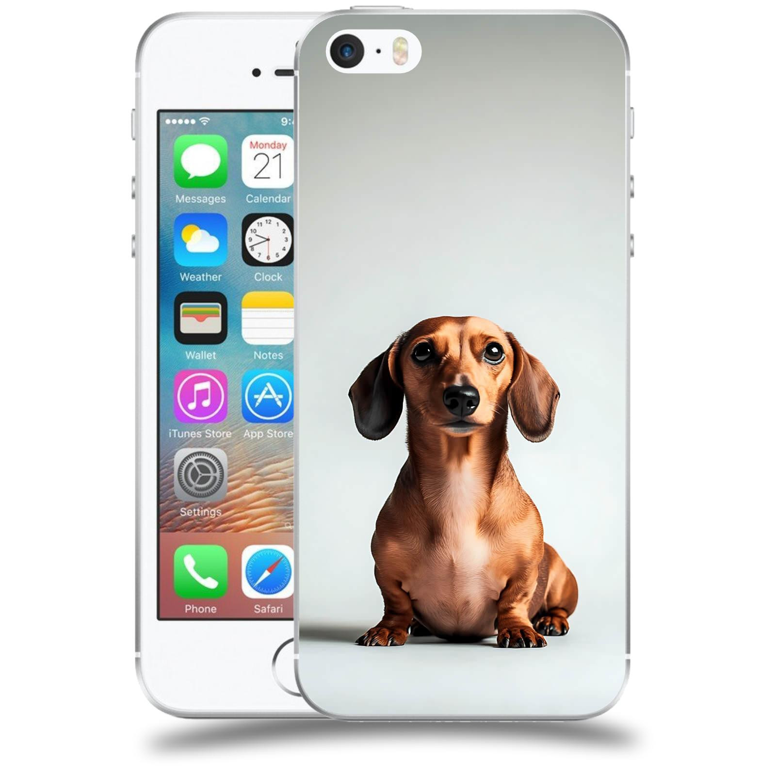 ACOVER Kryt na mobil Apple iPhone 5/5S/SE - Dachshund III