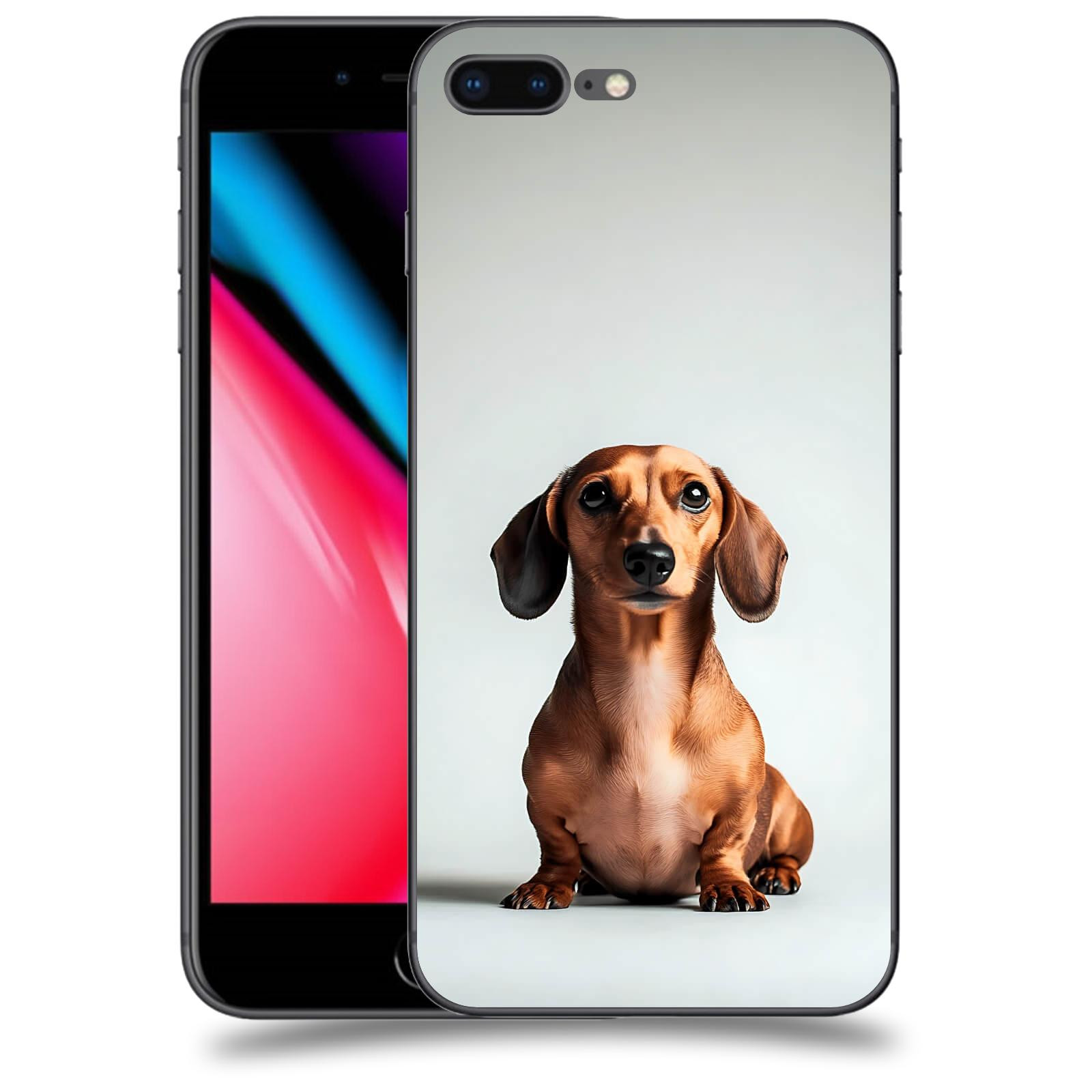ACOVER Kryt na mobil Apple iPhone 8 Plus - Dachshund III
