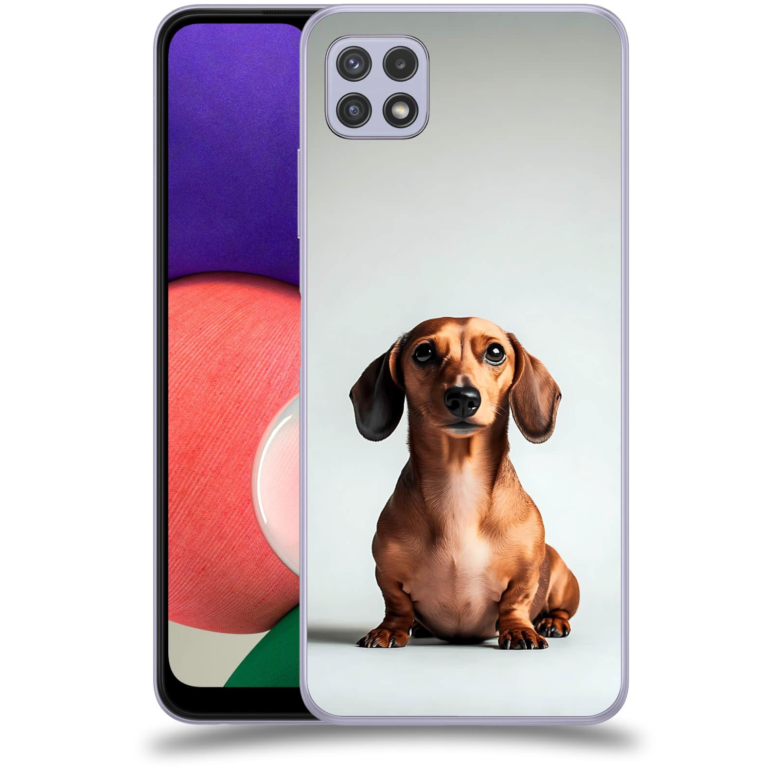 ACOVER Kryt na mobil Samsung Galaxy A22 5G A226B - Dachshund III
