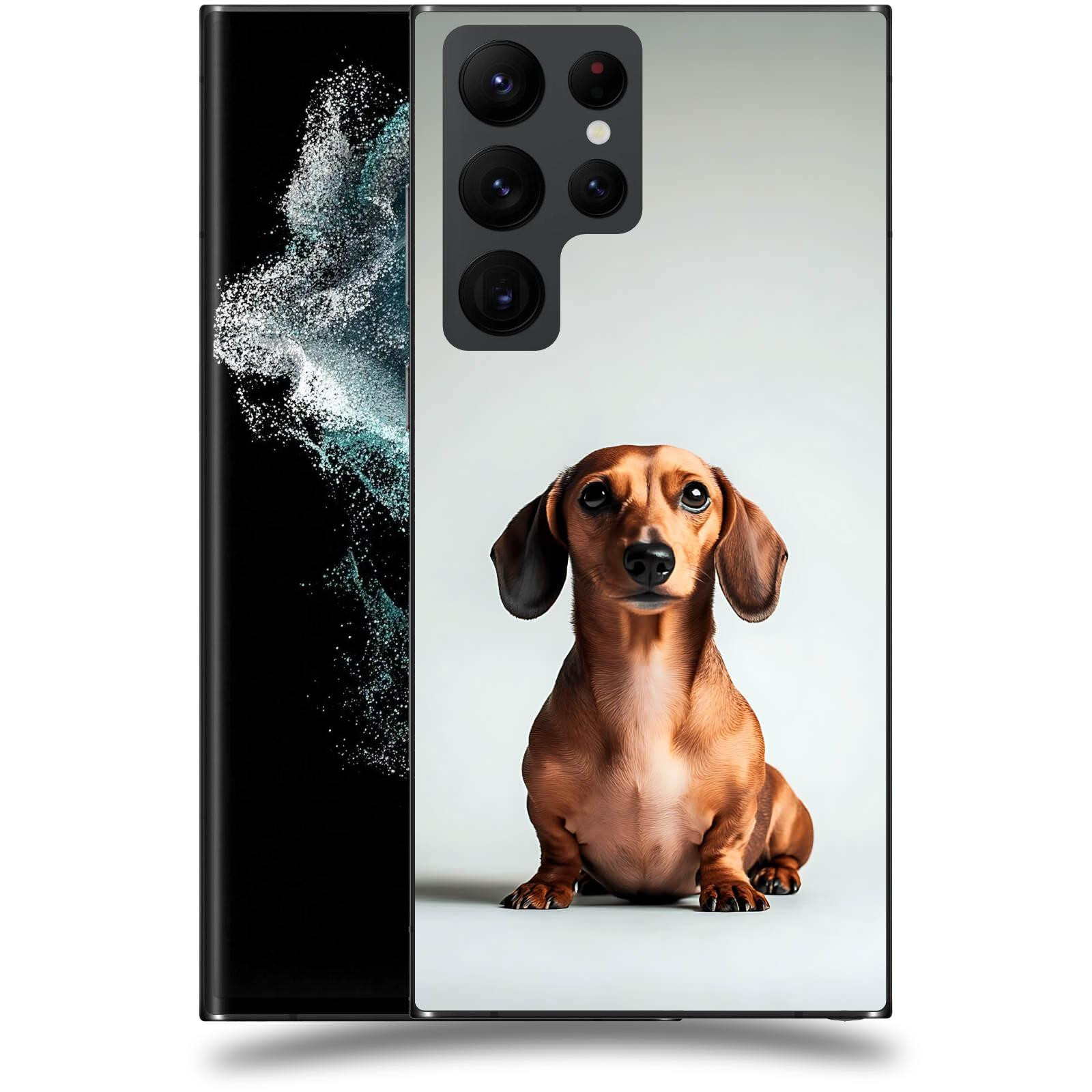 ACOVER Kryt na mobil Samsung Galaxy S22 Ultra 5G - Dachshund III