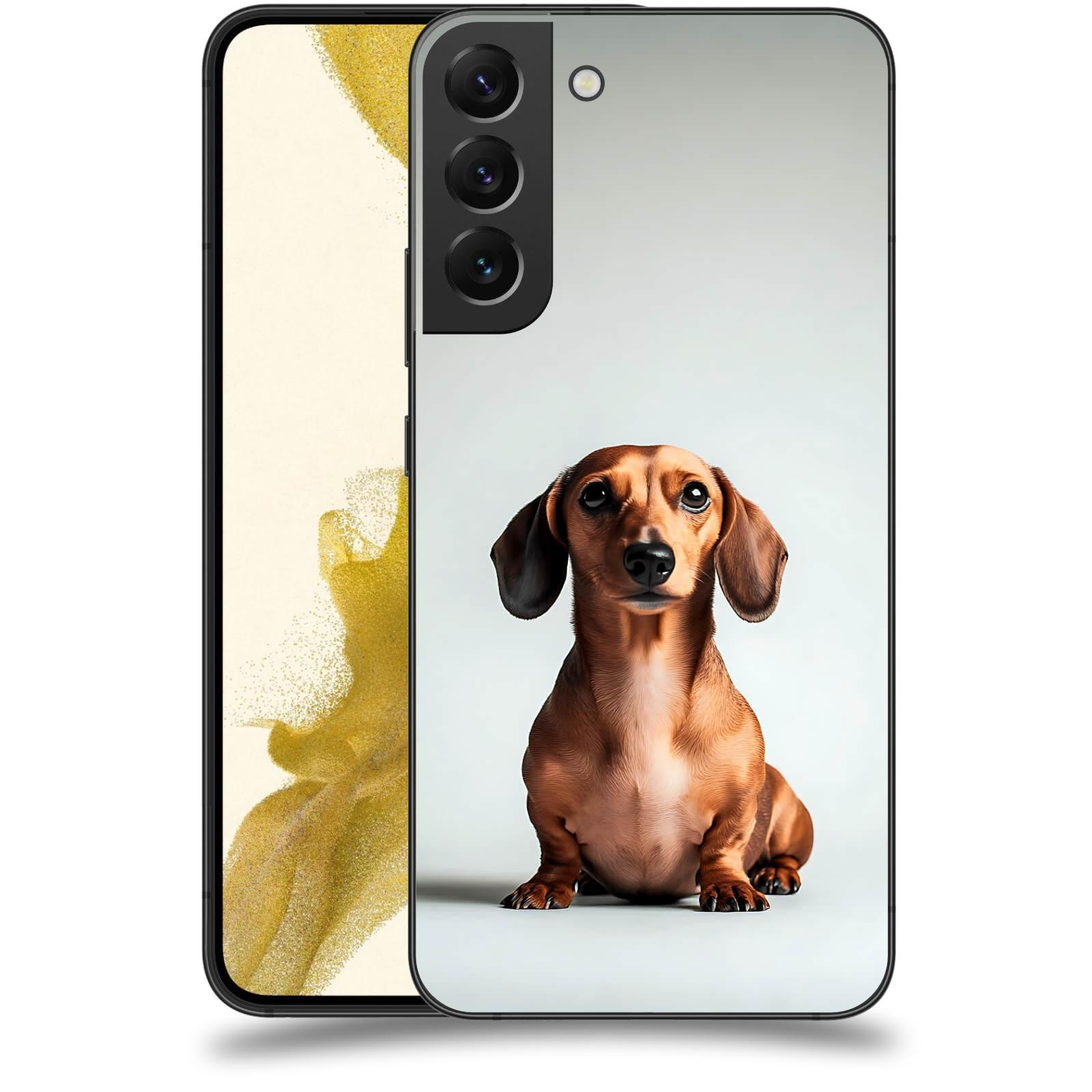 ACOVER Kryt na mobil Samsung Galaxy S22+ 5G - Dachshund III