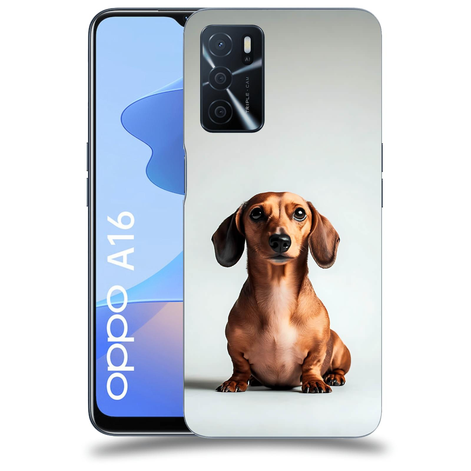 ACOVER Kryt na mobil OPPO A16 - Dachshund III