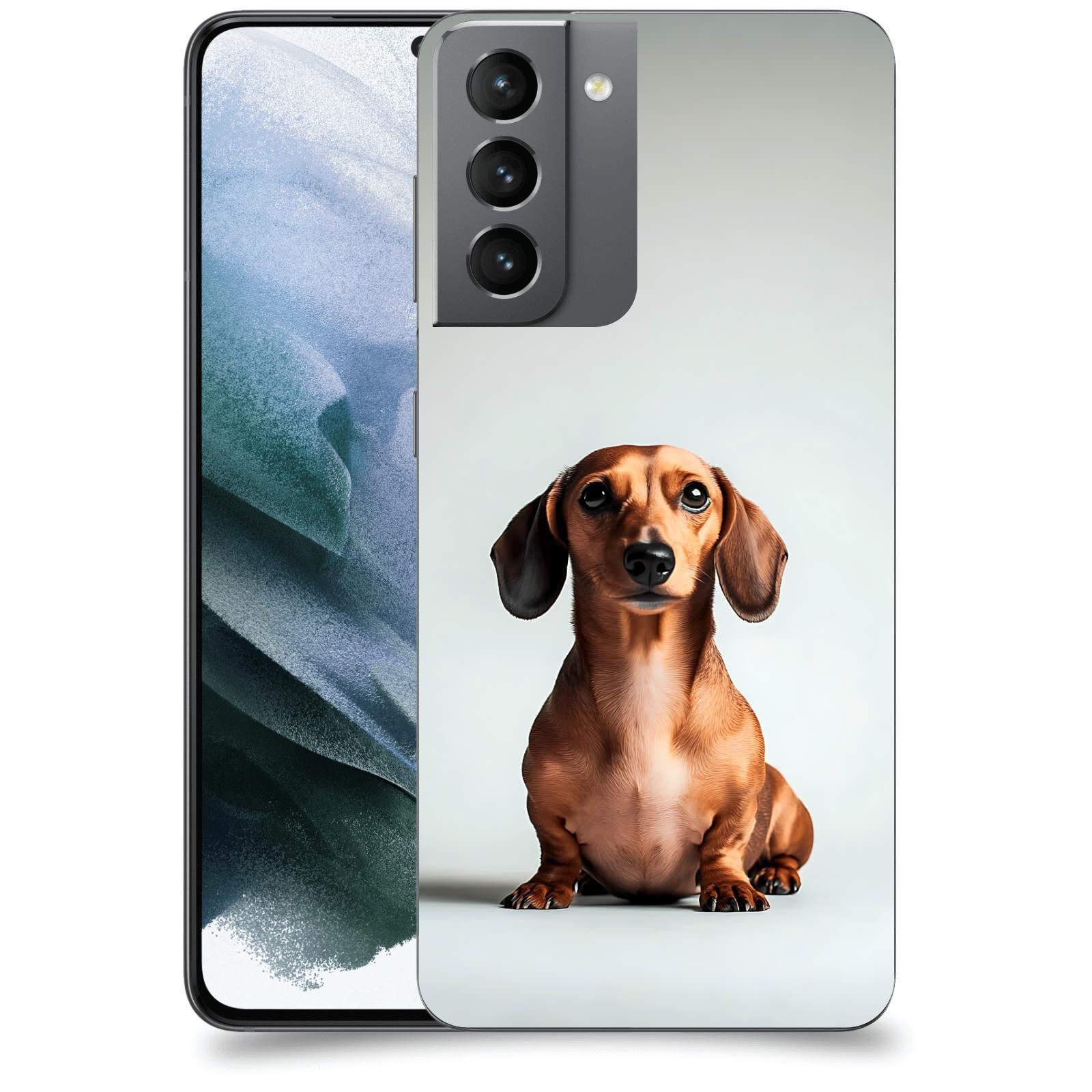 ACOVER Kryt na mobil Samsung Galaxy S21 G991B - Dachshund III