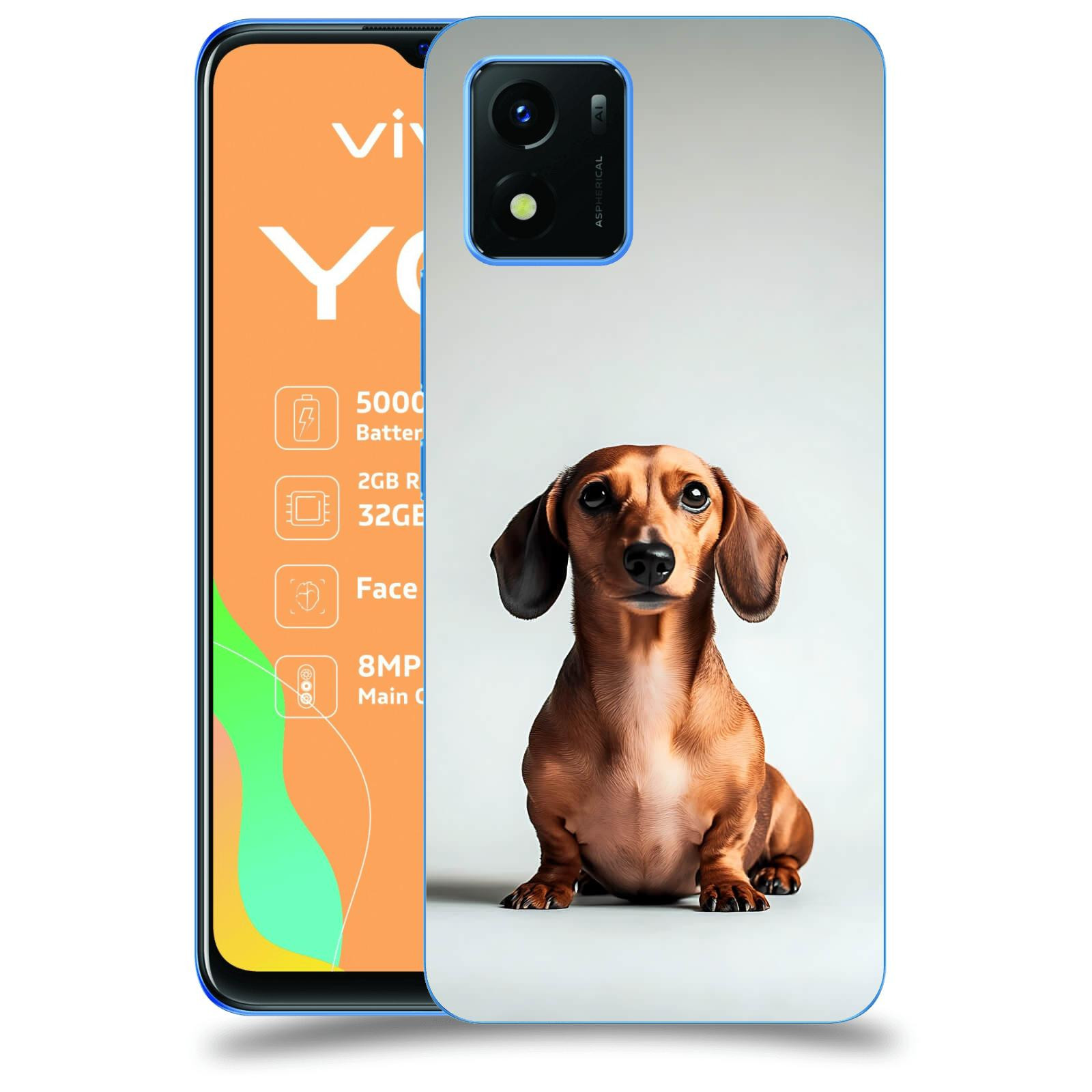 ACOVER Kryt na mobil Vivo Y01 - Dachshund III