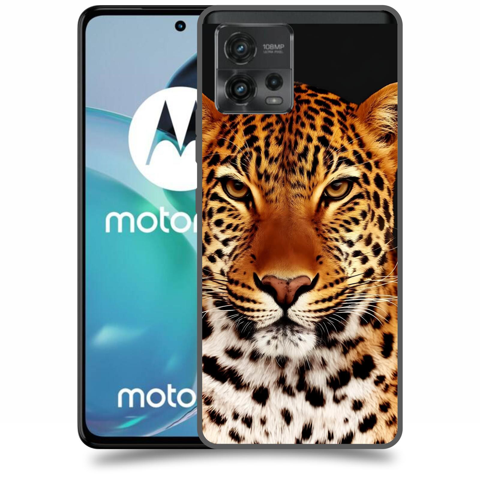 ACOVER Kryt na mobil Motorola Moto G72 - Leopard