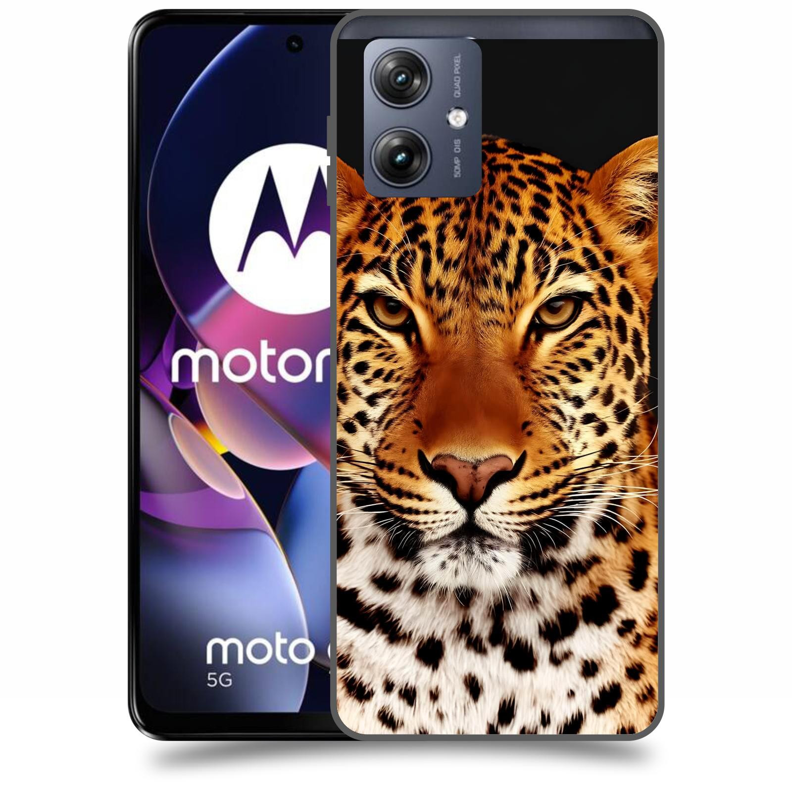 ACOVER Kryt na mobil Motorola Moto G54 5G - Leopard