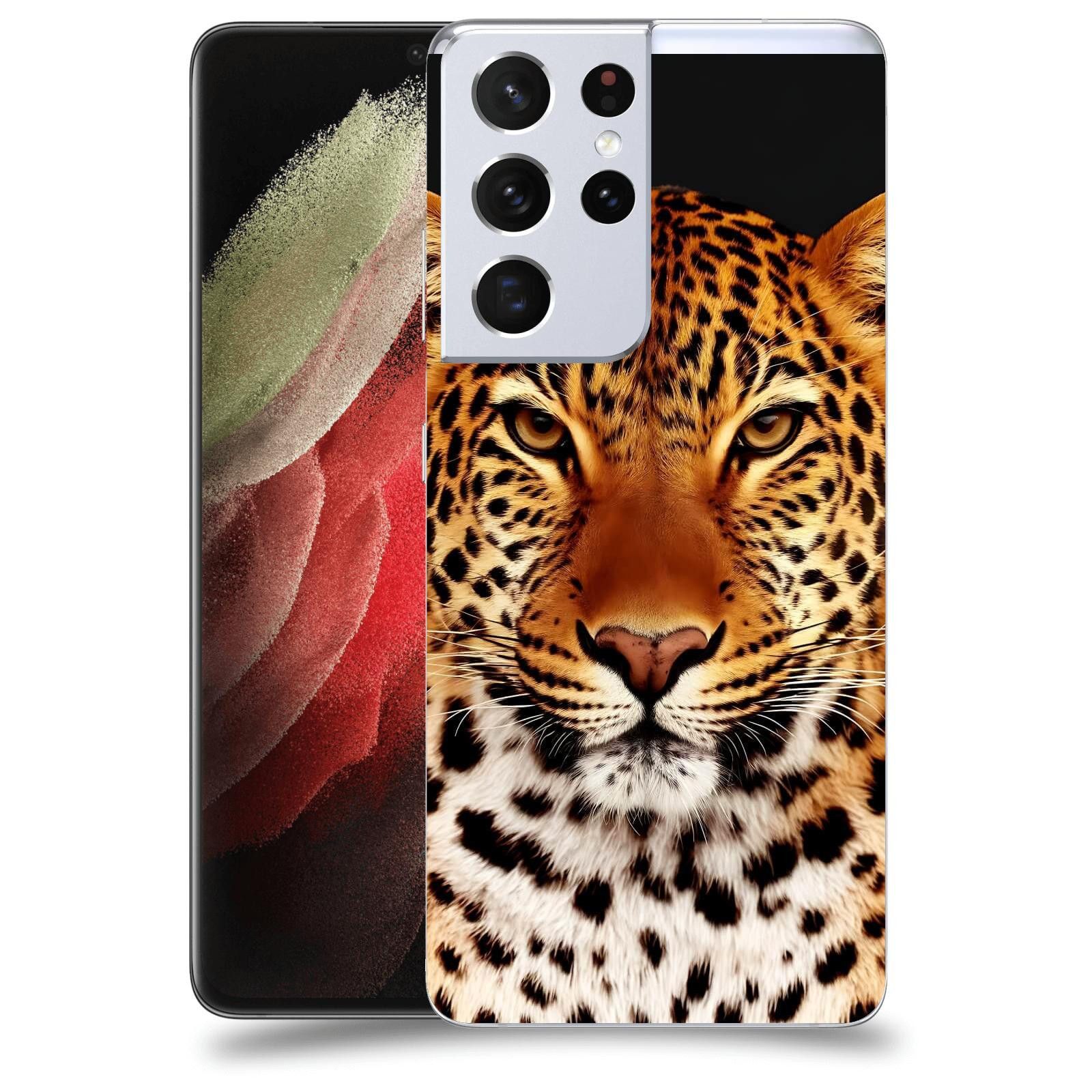 ACOVER Kryt na mobil Samsung Galaxy S21 Ultra 5G G998B - Leopard