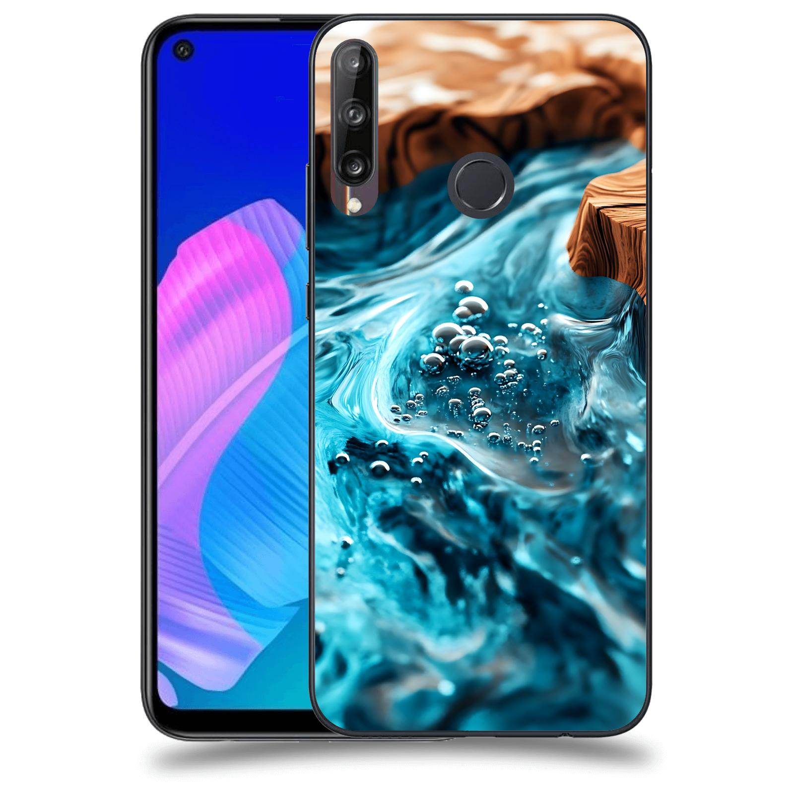 ACOVER Kryt na mobil Huawei P40 Lite E - Deep Marine I