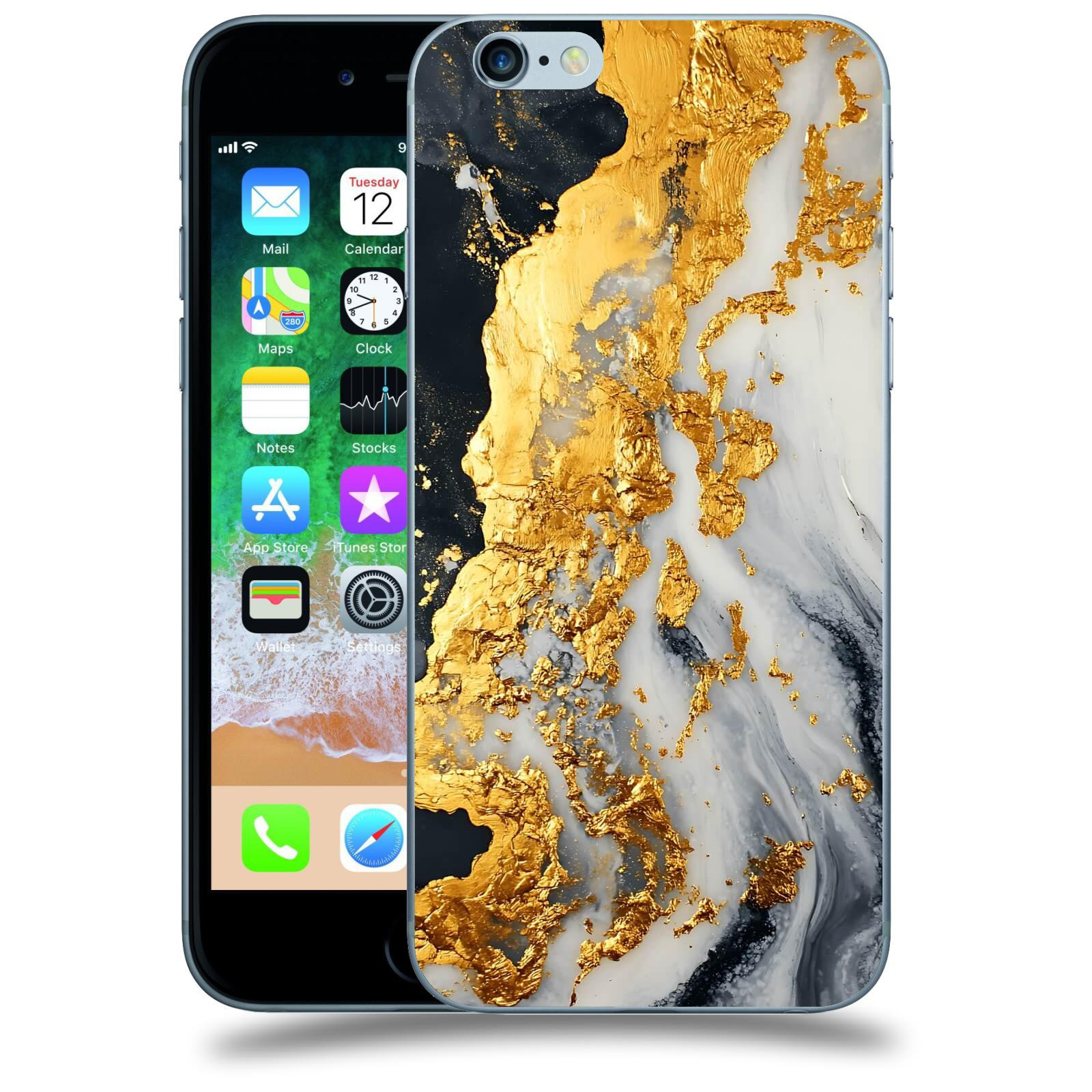 ACOVER Kryt na mobil Apple iPhone 6/6S - Marble II