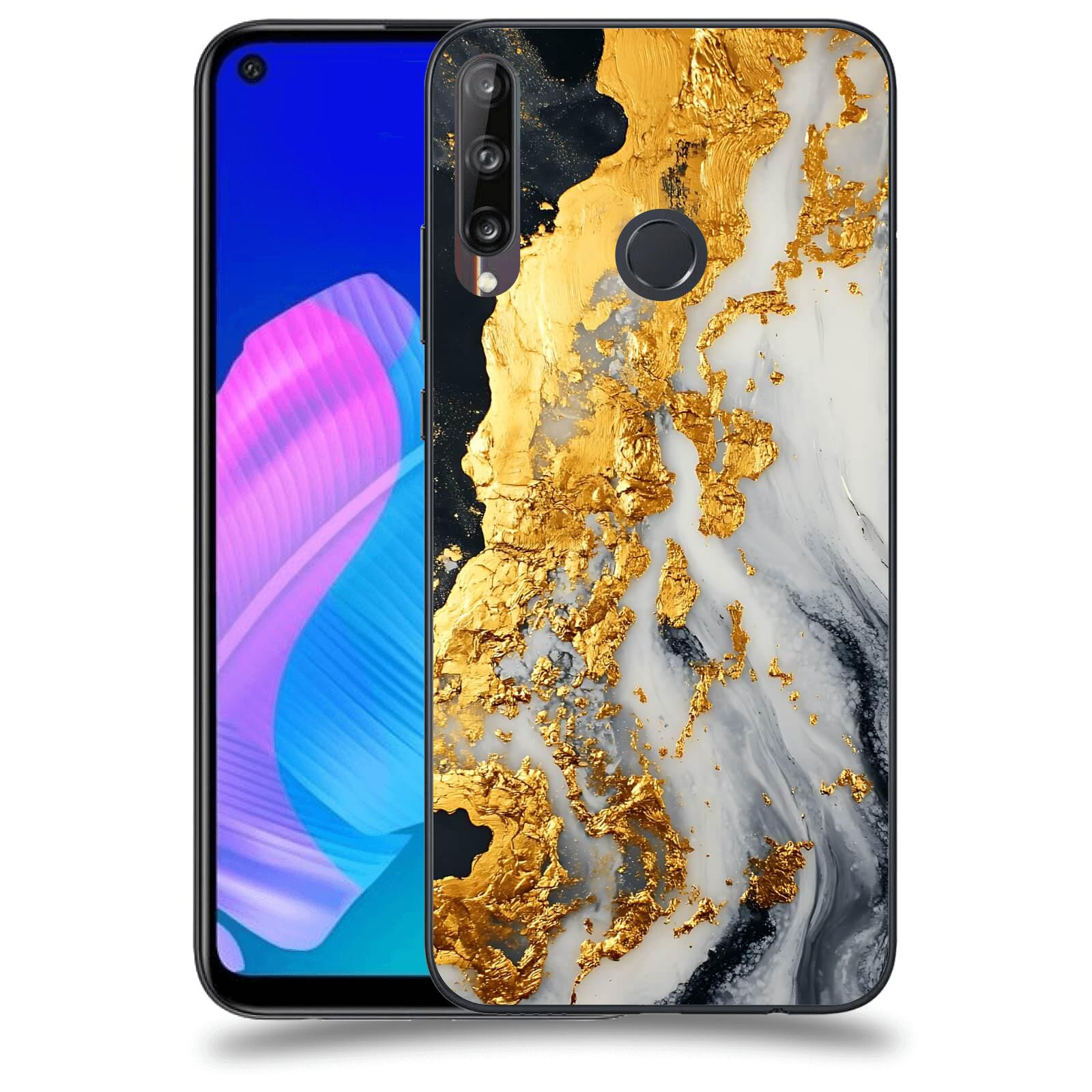 ACOVER Kryt na mobil Huawei P40 Lite E - Marble II