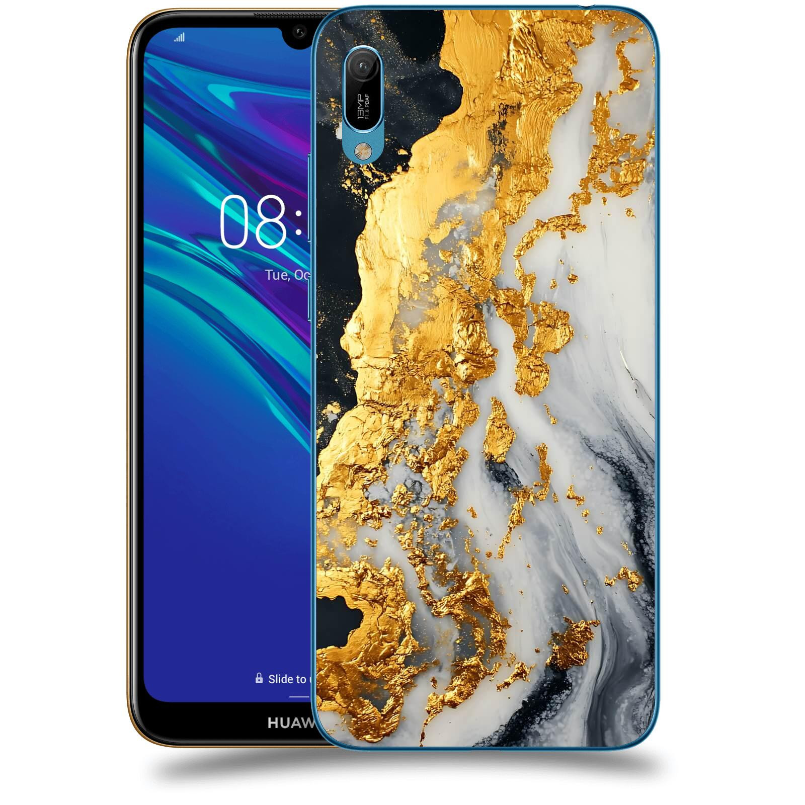 ACOVER Kryt na mobil Huawei Y6 2019 - Marble II