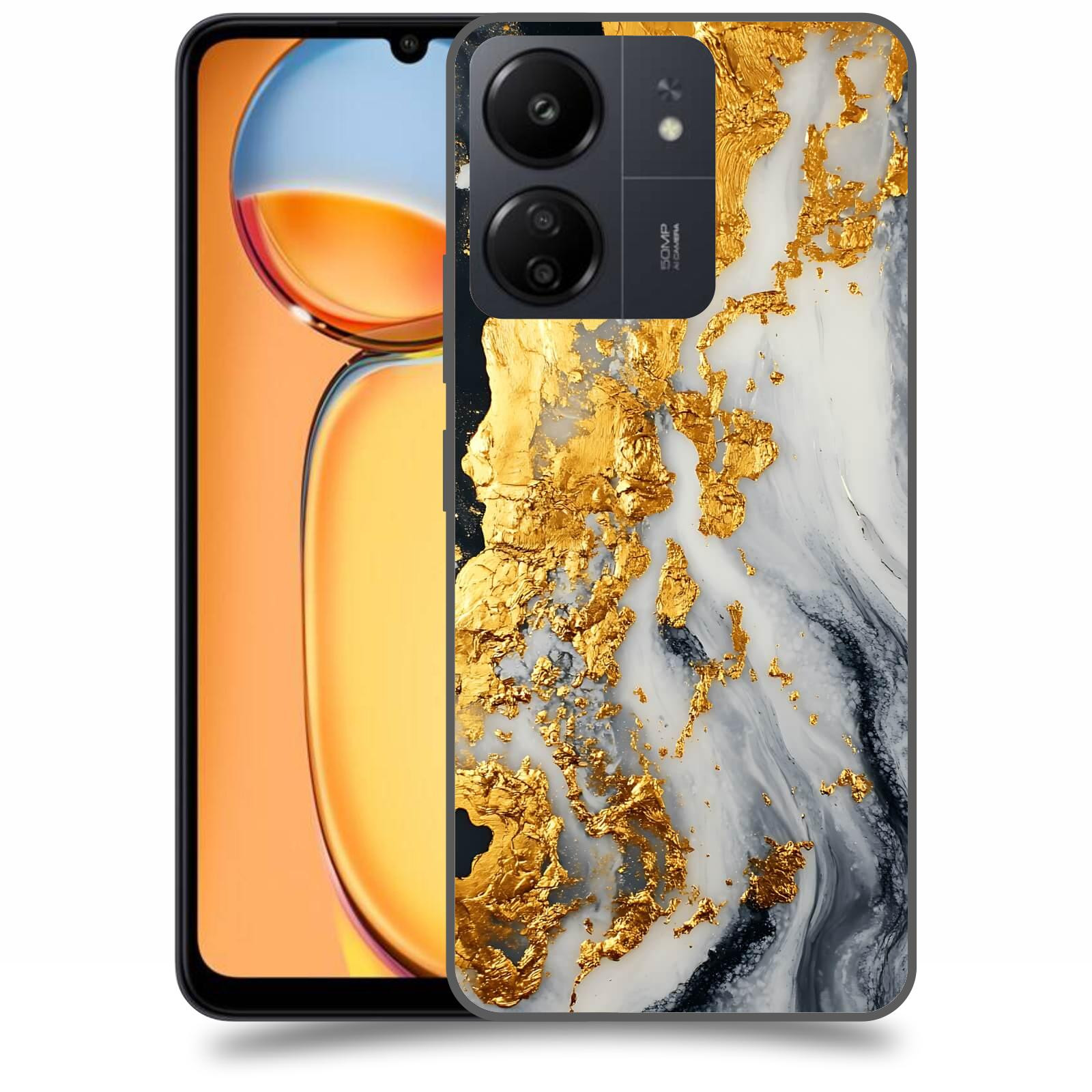 ACOVER Kryt na mobil Xiaomi Redmi 13C 4G  Marble II