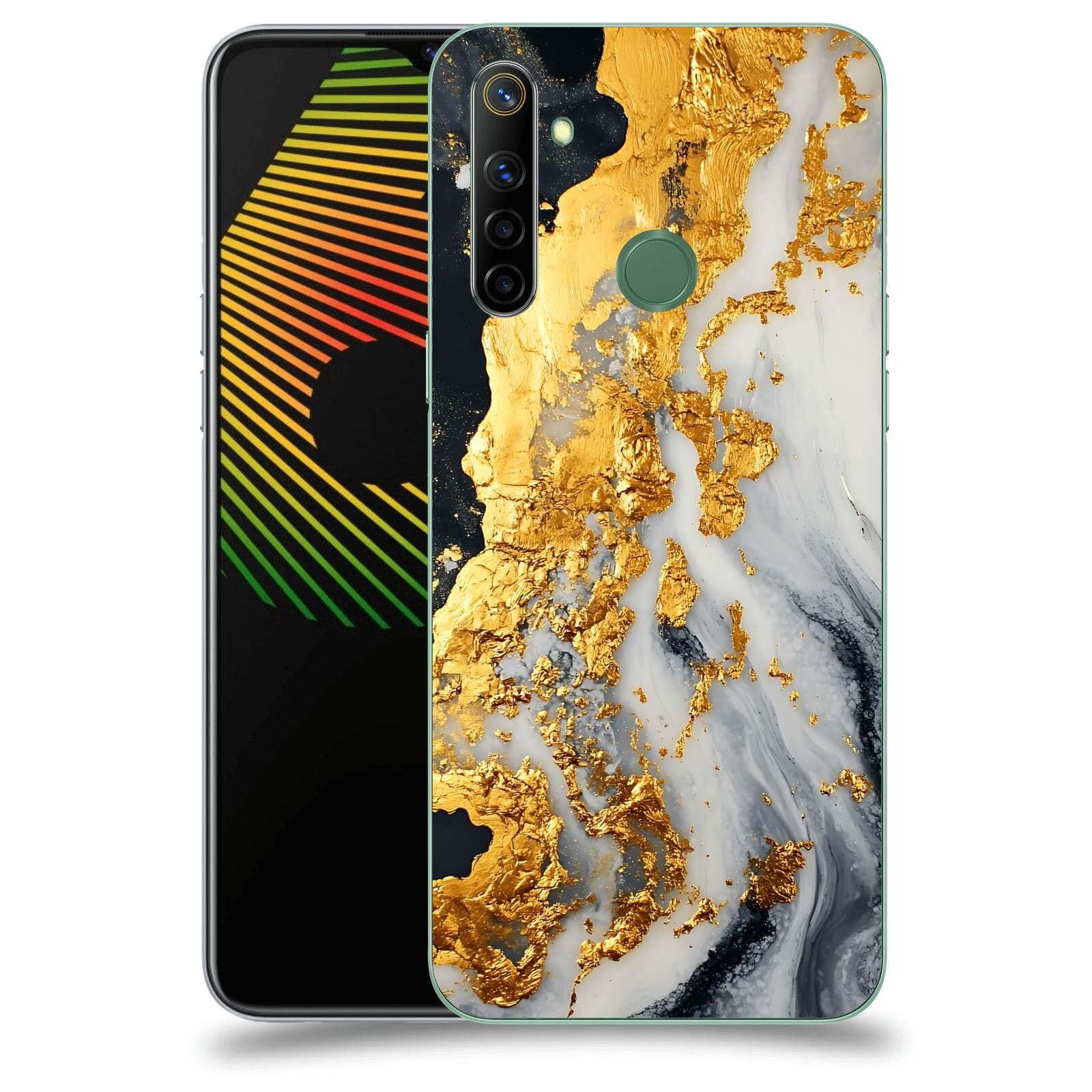 ACOVER Kryt na mobil Realme 6i - Marble II
