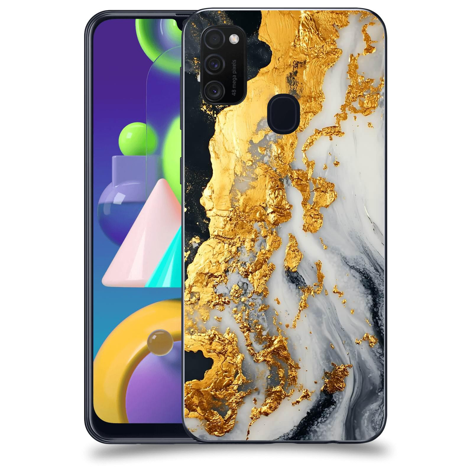 ACOVER Kryt na mobil Samsung Galaxy M21 M215F - Marble II