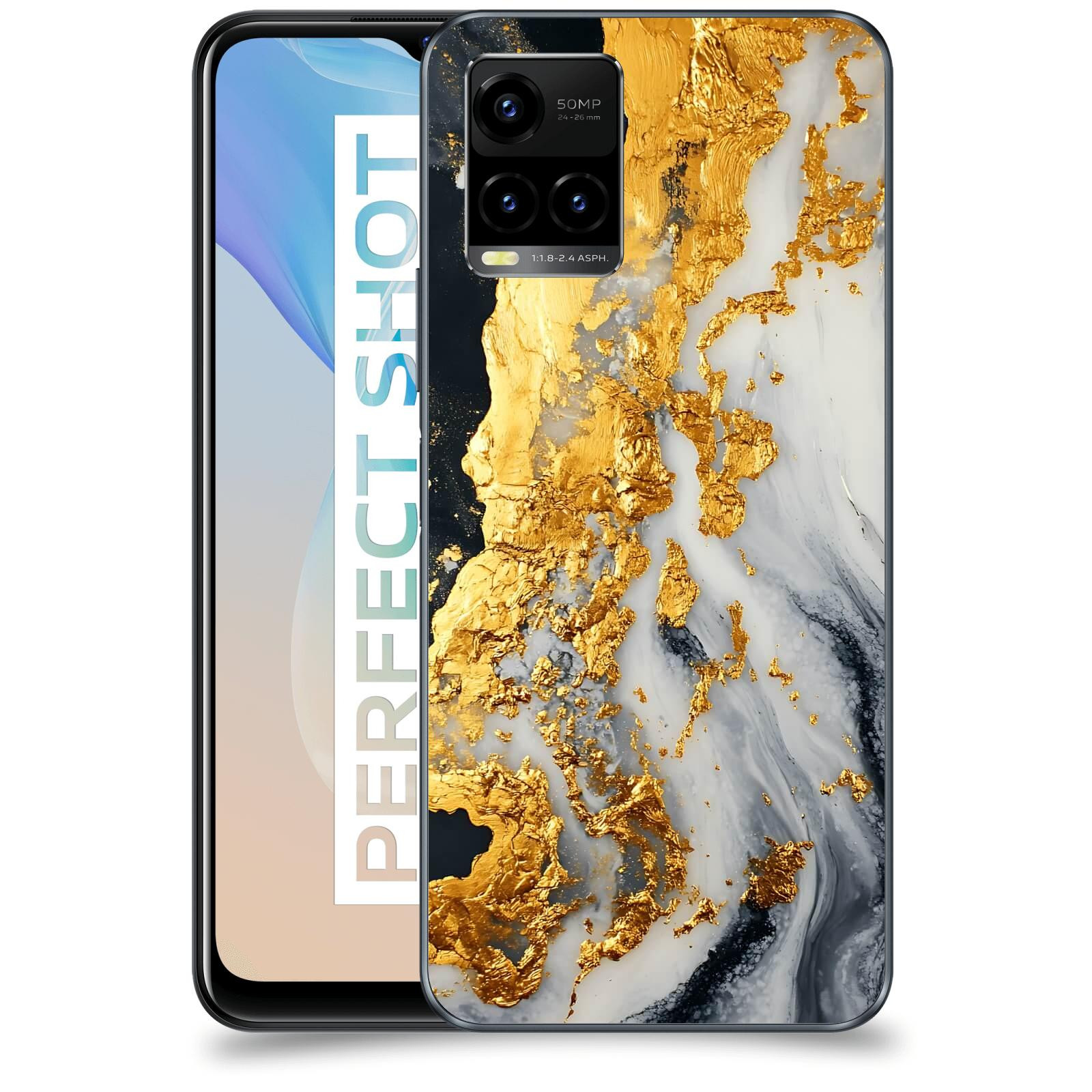 ACOVER Kryt na mobil Vivo Y33s - Marble II