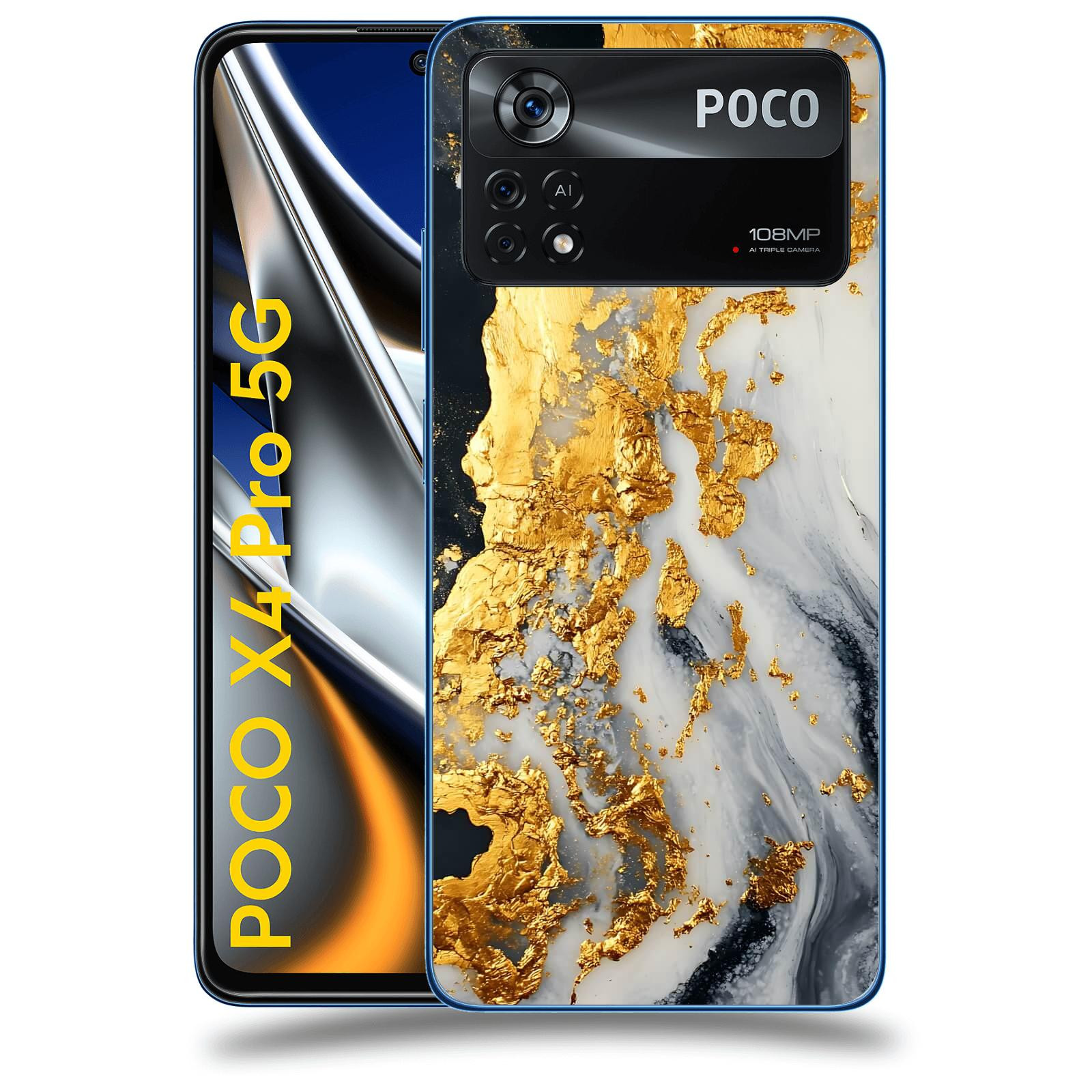 ACOVER Kryt na mobil Xiaomi Poco X4 Pro 5G - Marble II
