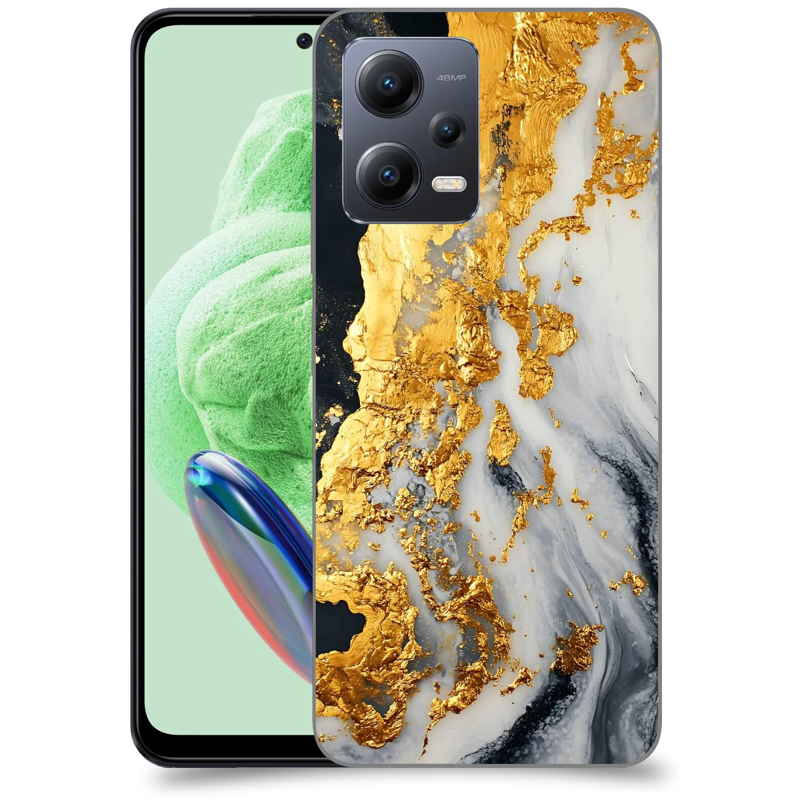 ACOVER Kryt na mobil Xiaomi Redmi Note 12 PRO 5G - Marble II