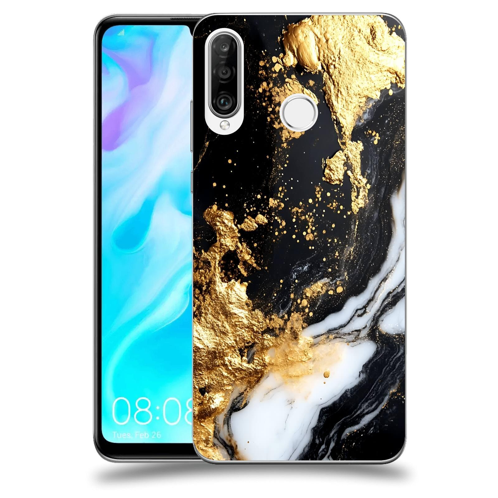 ACOVER Kryt na mobil Huawei P30 Lite - Marble III