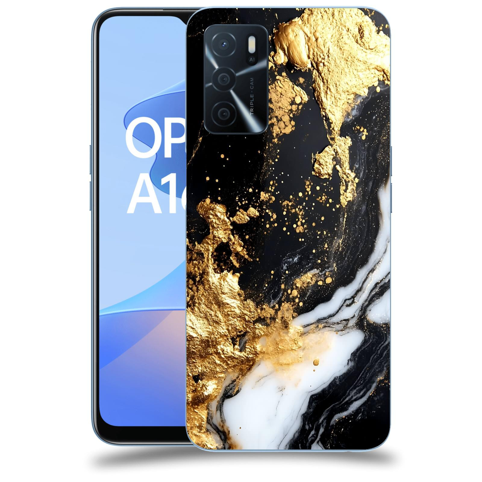 ACOVER Kryt na mobil OPPO A16s - Marble III