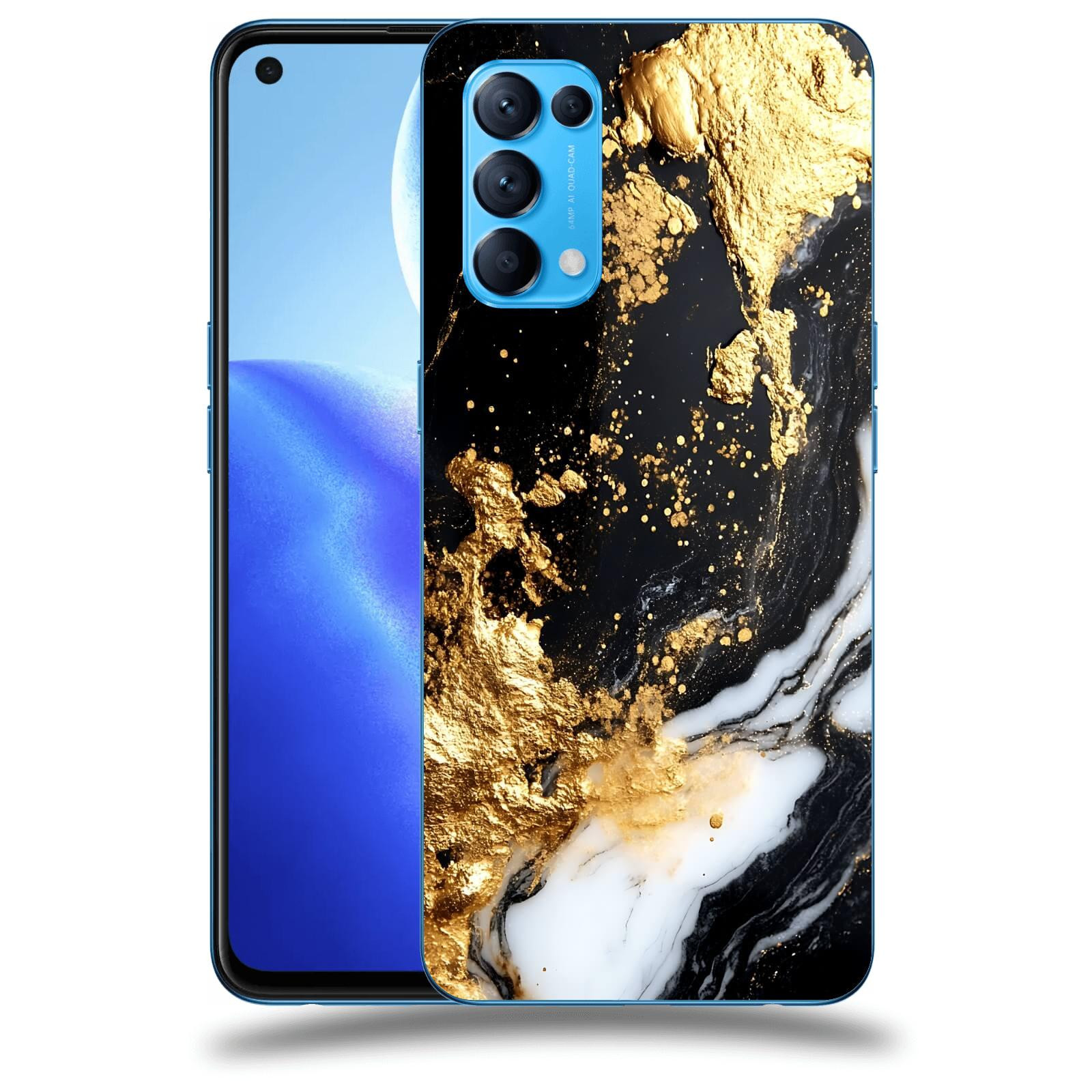 ACOVER Kryt na mobil OPPO Reno 5 5G - Marble III