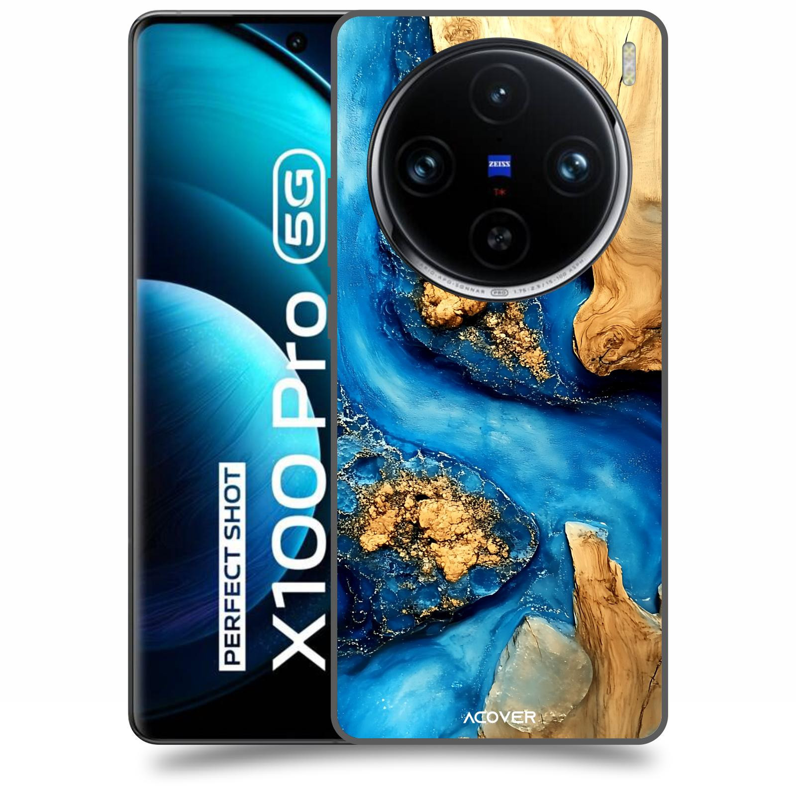 ACOVER Kryt na mobil Vivo X100 Pro - Deep Marine II