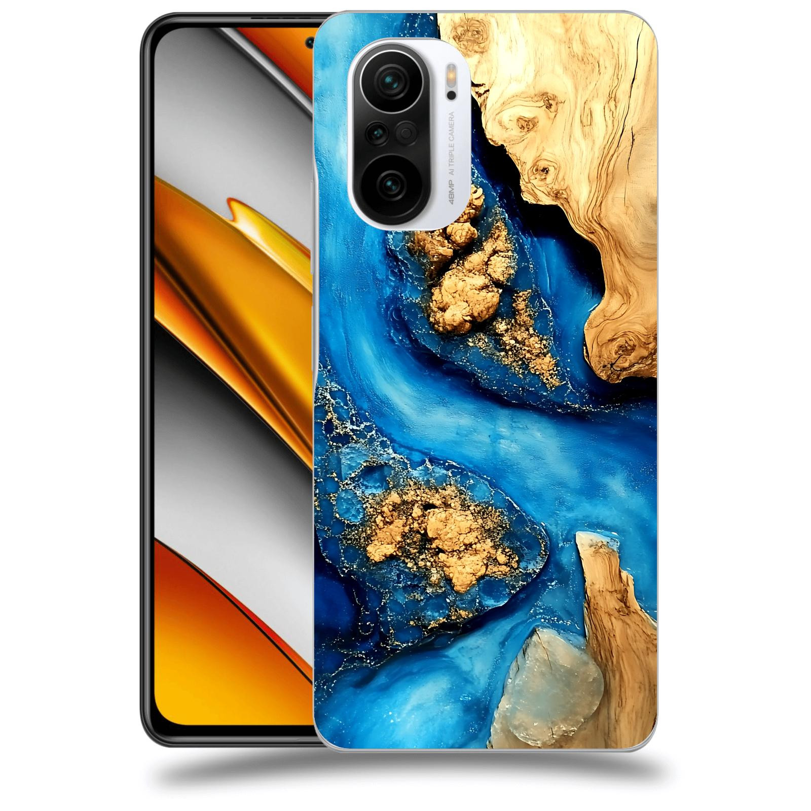 ACOVER Kryt na mobil Xiaomi Poco F3 - Deep Marine II