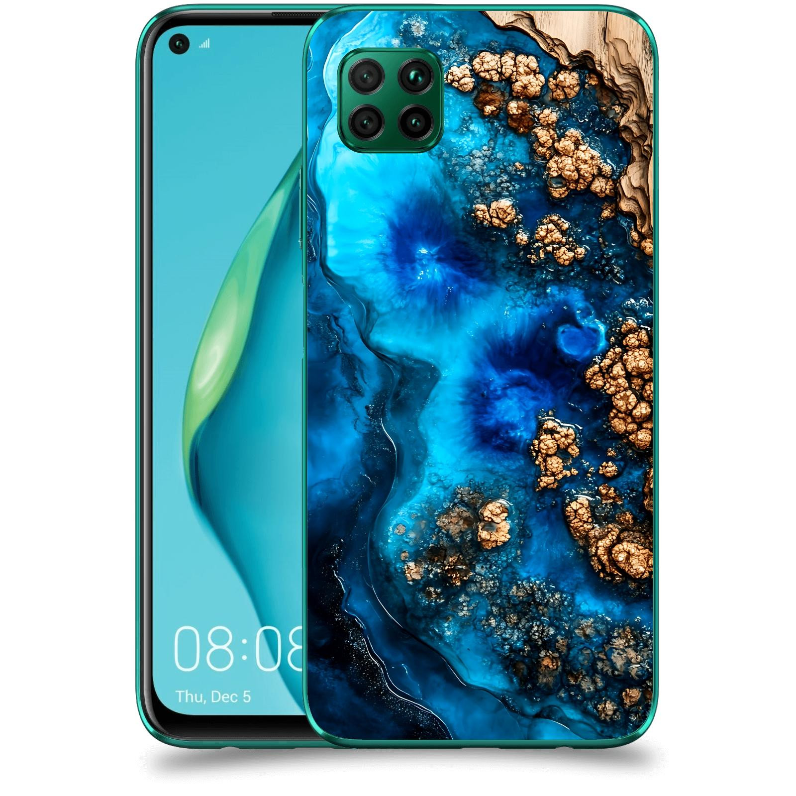 ACOVER Kryt na mobil Huawei P40 Lite - Deep Marine IV
