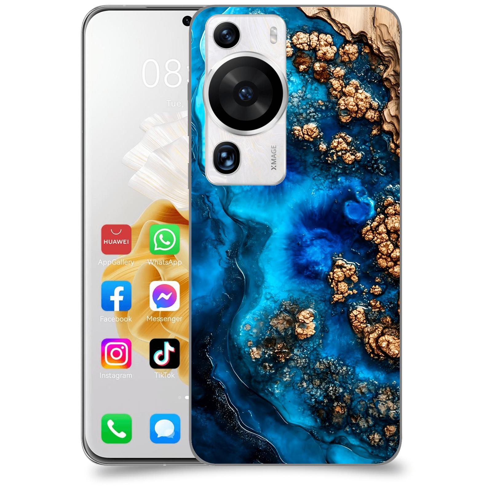 ACOVER Kryt na mobil Huawei P60 Pro - Deep Marine IV