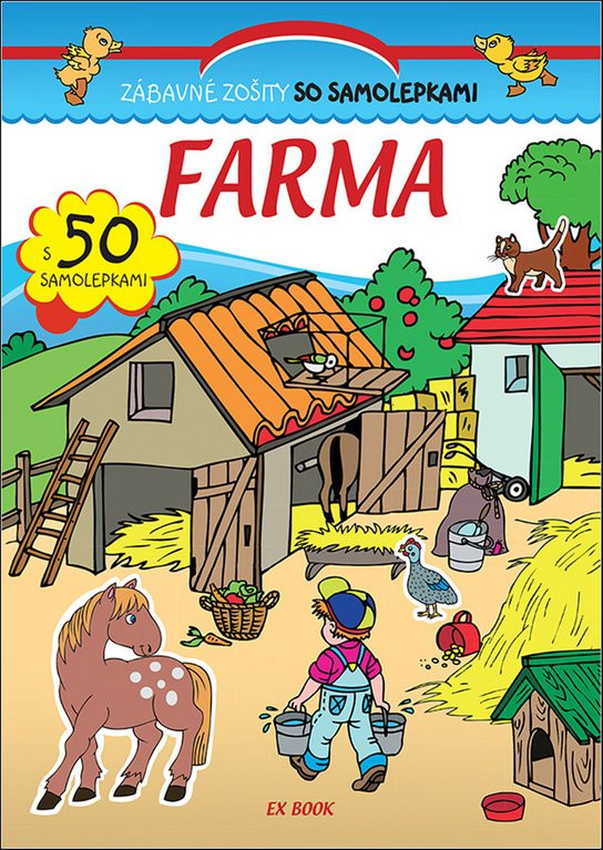 Zábavné zošity so samolepkami Farma