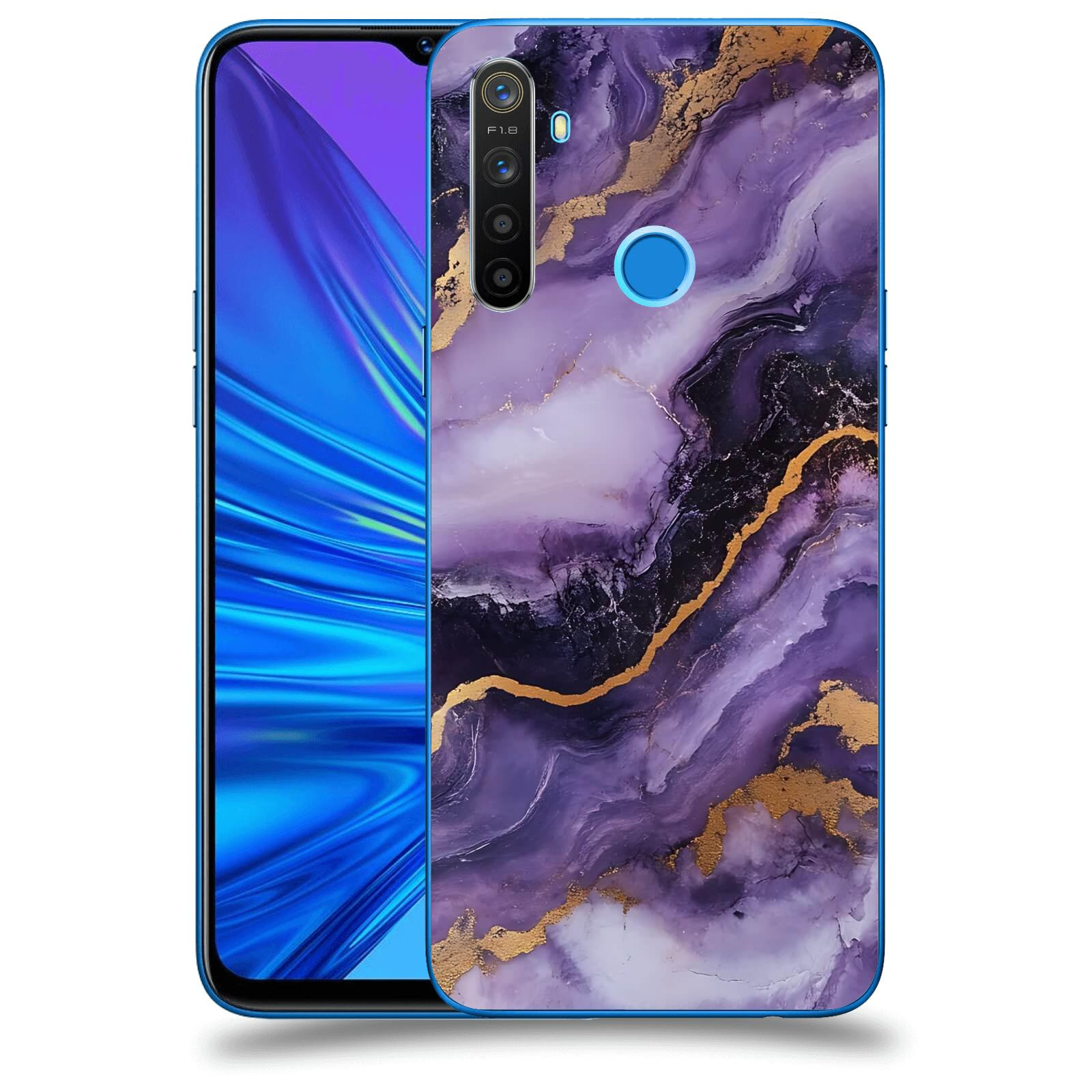 ACOVER Kryt na mobil Realme 5 - Violet II