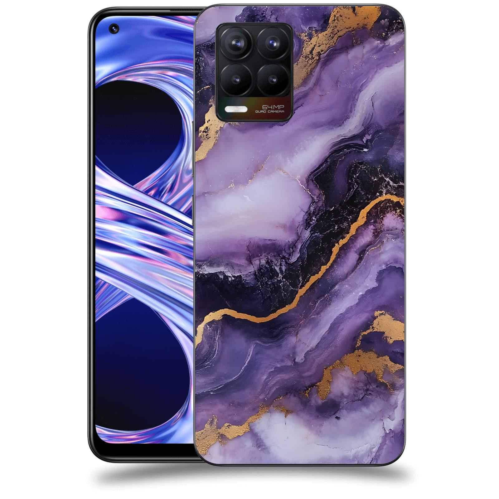 ACOVER Kryt na mobil Realme 8 - Violet II