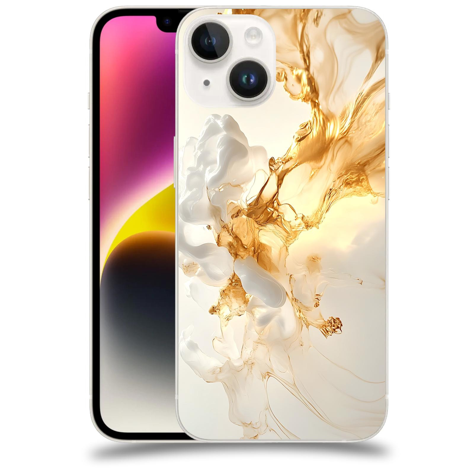 ACOVER Kryt na mobil Apple iPhone 14 - Vanilla Bourbon I