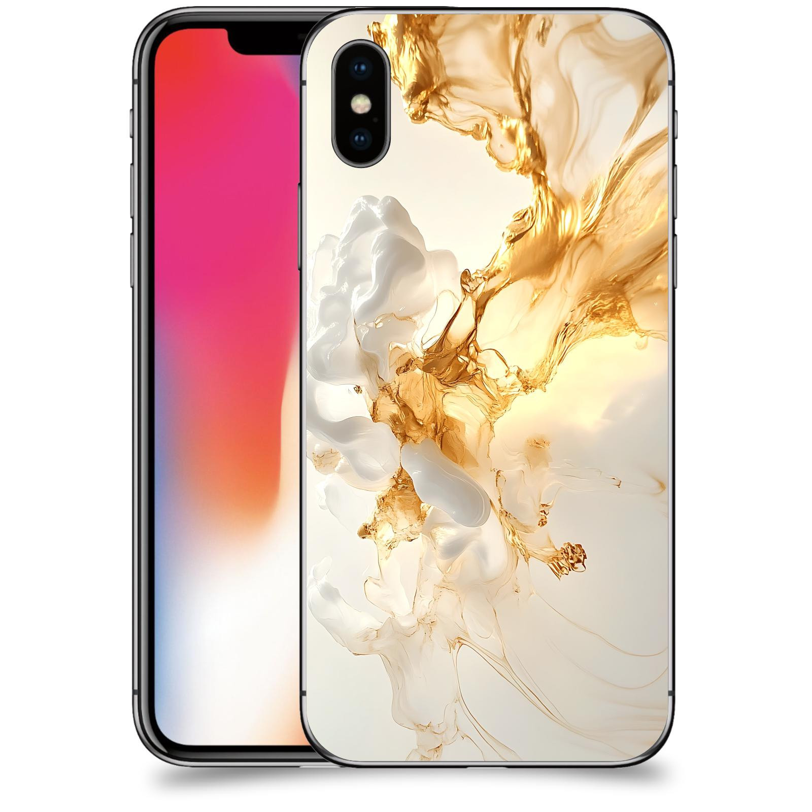 ACOVER Kryt na mobil Apple iPhone X/XS - Vanilla Bourbon I