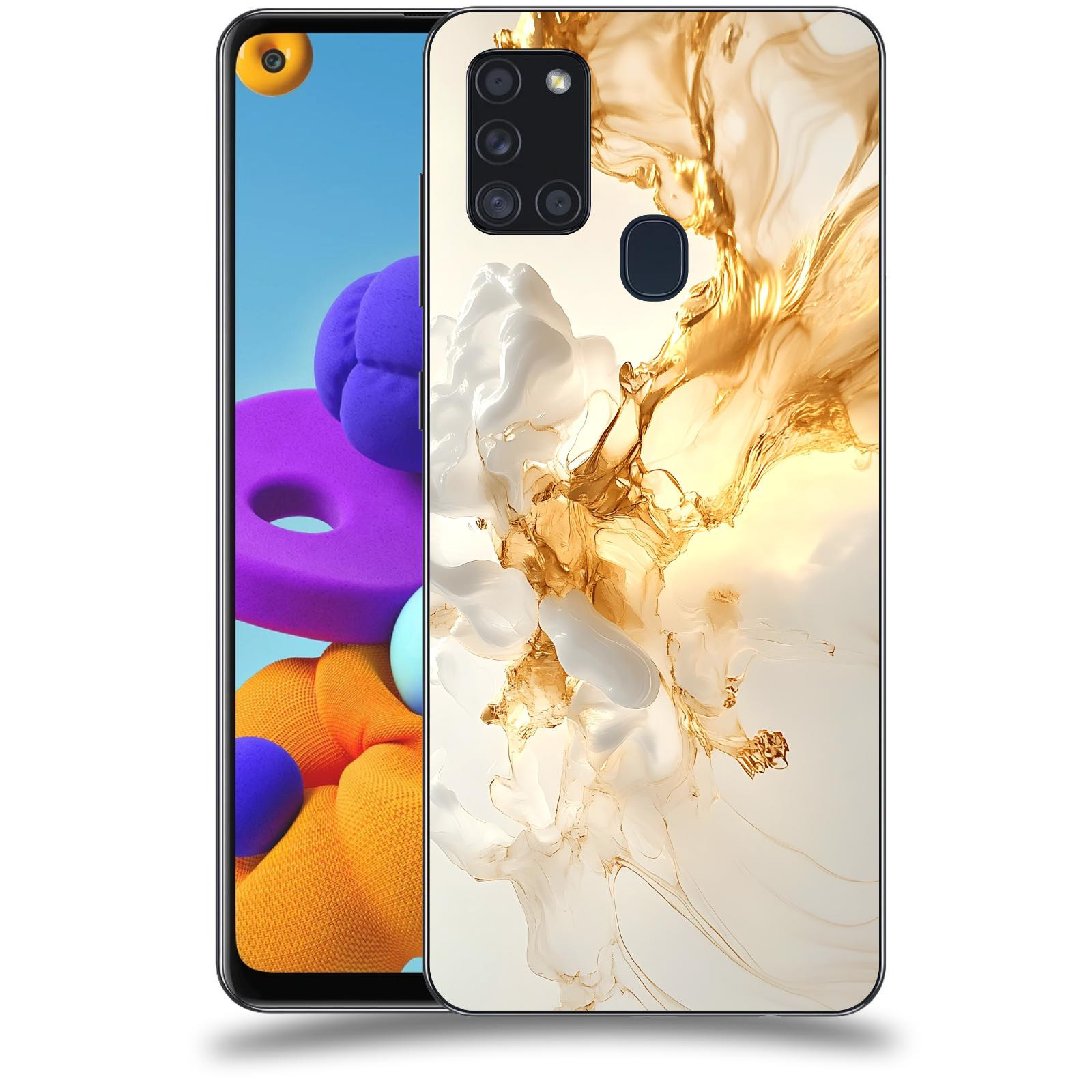 ACOVER Kryt na mobil Samsung Galaxy A21s - Vanilla Bourbon I