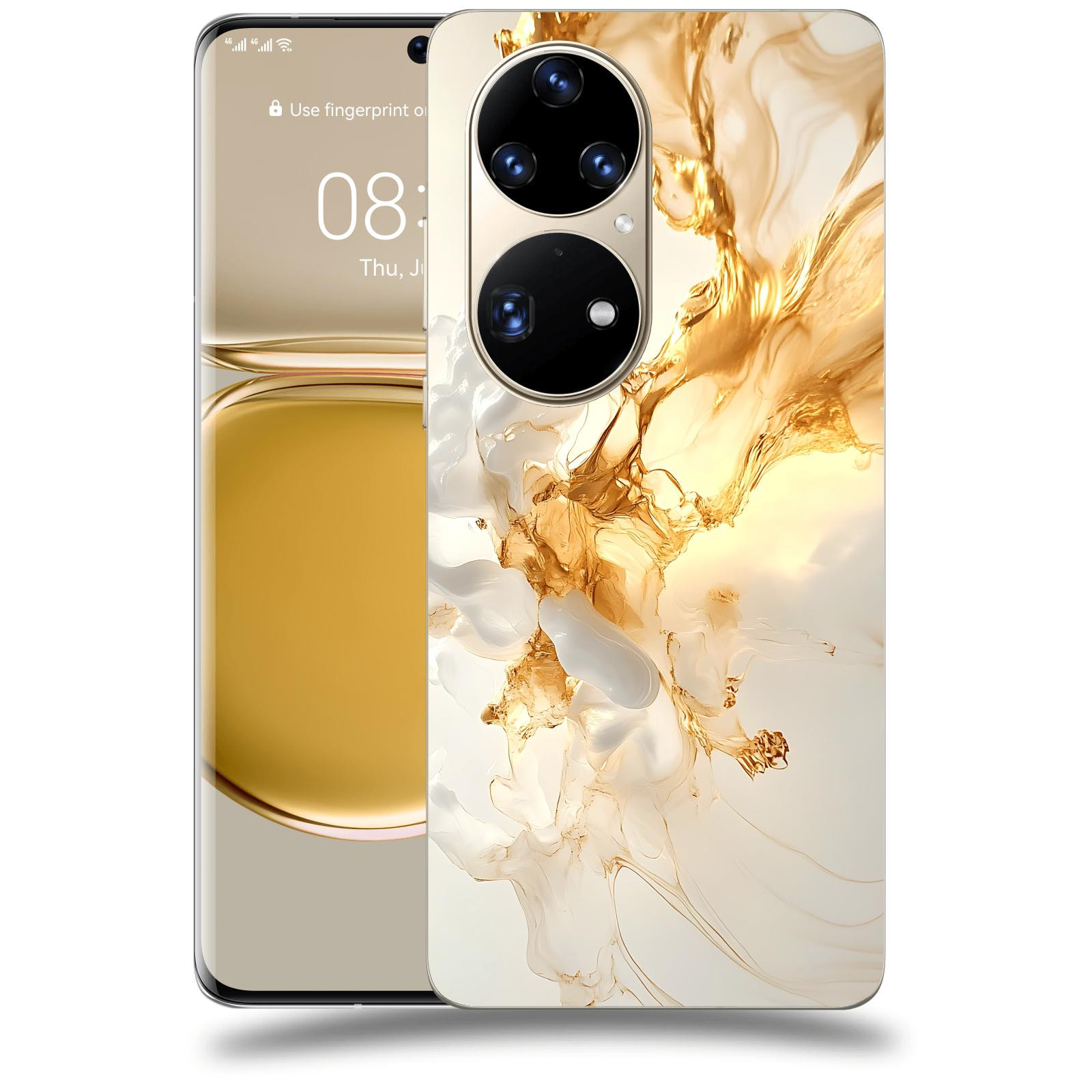 ACOVER Kryt na mobil Huawei P50 - Vanilla Bourbon I
