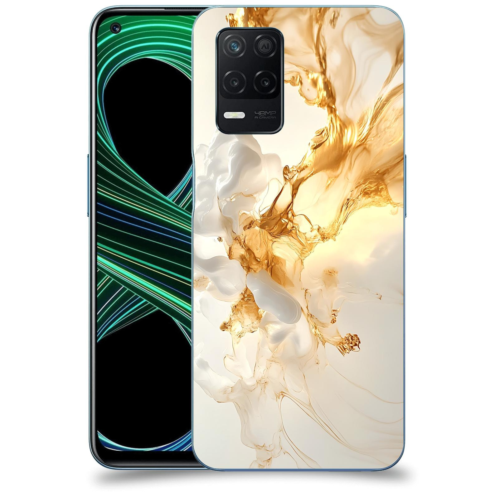 ACOVER Kryt na mobil Realme 8 5G - Vanilla Bourbon I