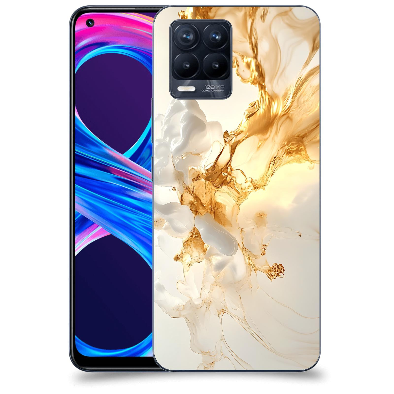 ACOVER Kryt na mobil Realme 8 Pro - Vanilla Bourbon I