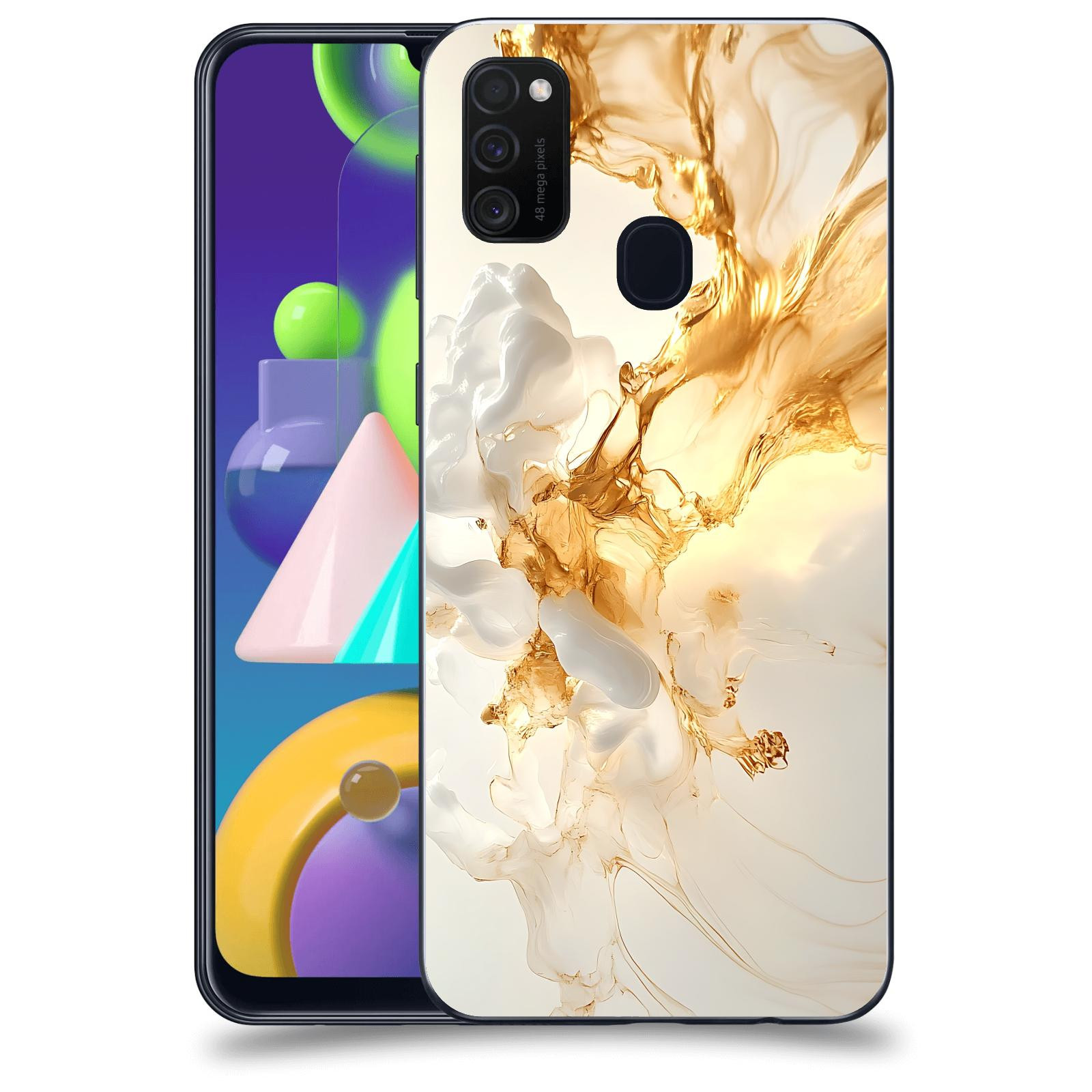ACOVER Kryt na mobil Samsung Galaxy M21 M215F - Vanilla Bourbon I