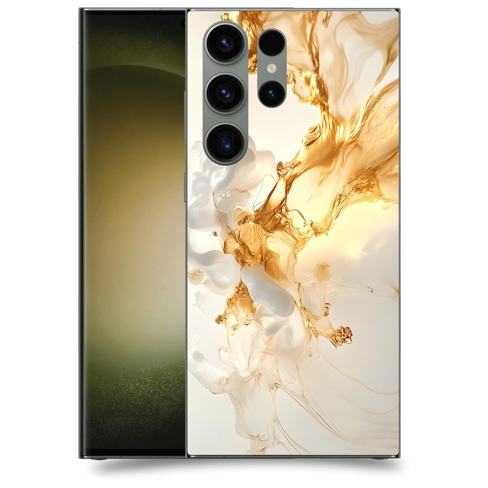 ACOVER Kryt na mobil Samsung Galaxy S23 Ultra 5G - Vanilla Bourbon I