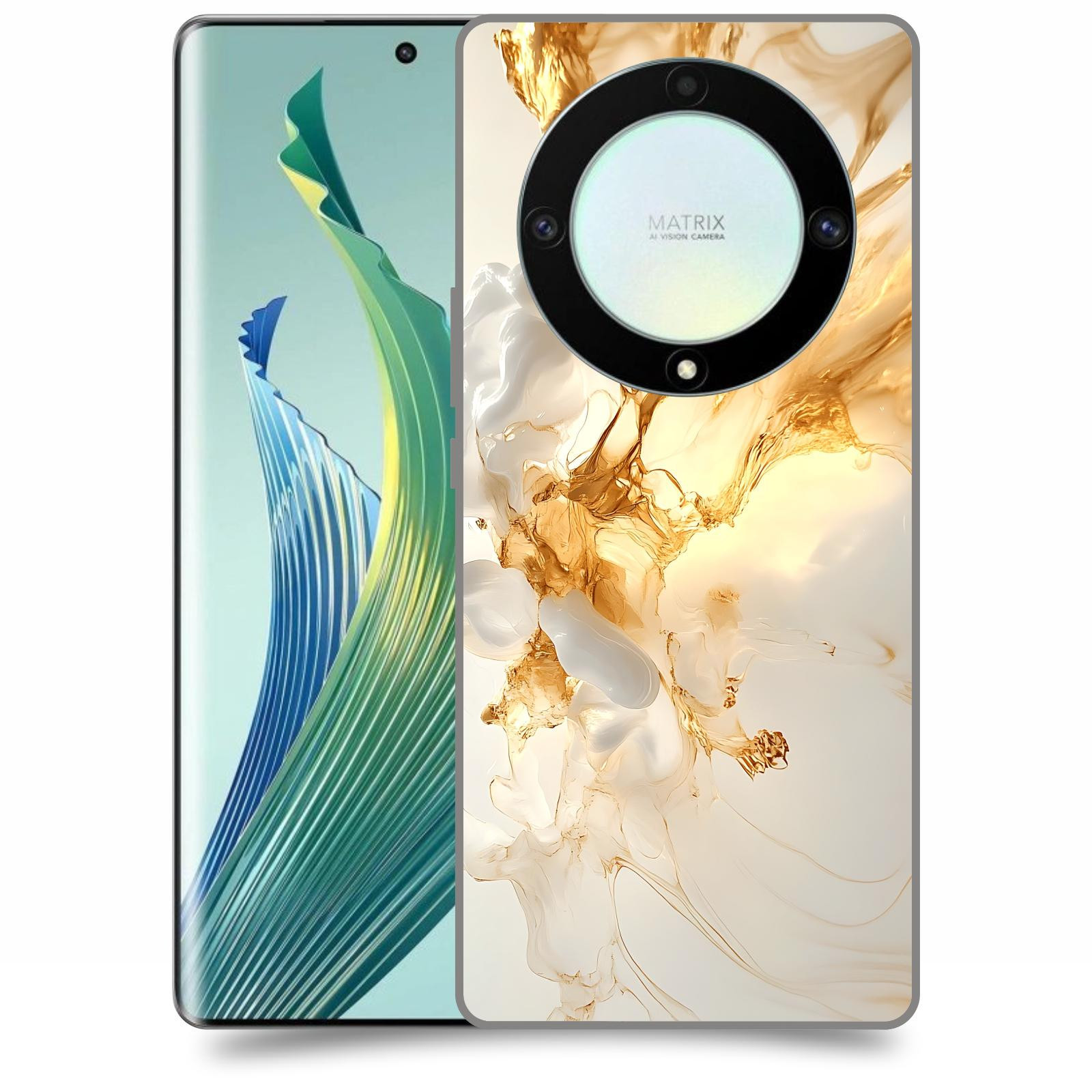 ACOVER Kryt na mobil Honor Magic 5 Lite 5G - Vanilla Bourbon I