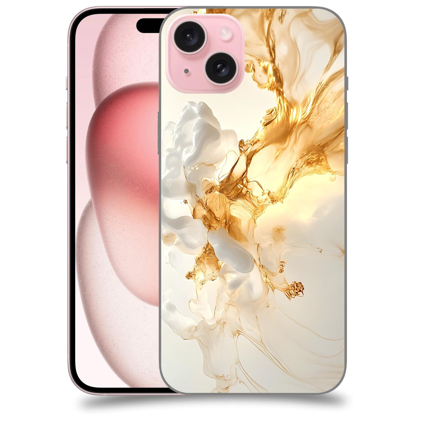 ACOVER Kryt na mobil Apple iPhone 15 plus - Vanilla Bourbon I