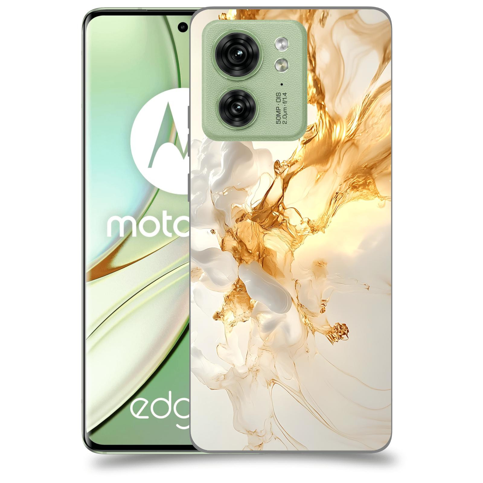 ACOVER Kryt na mobil Motorola EDGE 40 5G - Vanilla Bourbon I