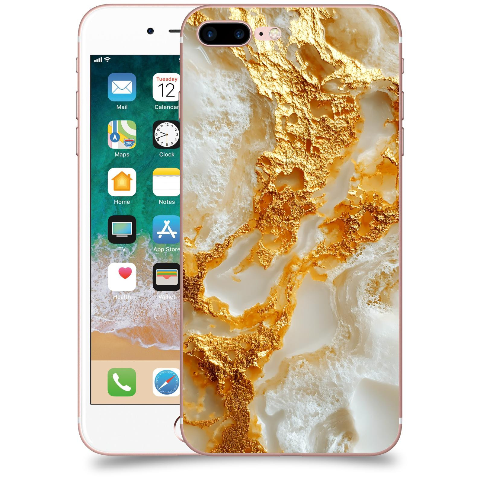 ACOVER Kryt na mobil Apple iPhone 7 Plus - Vanilla Bourbon II