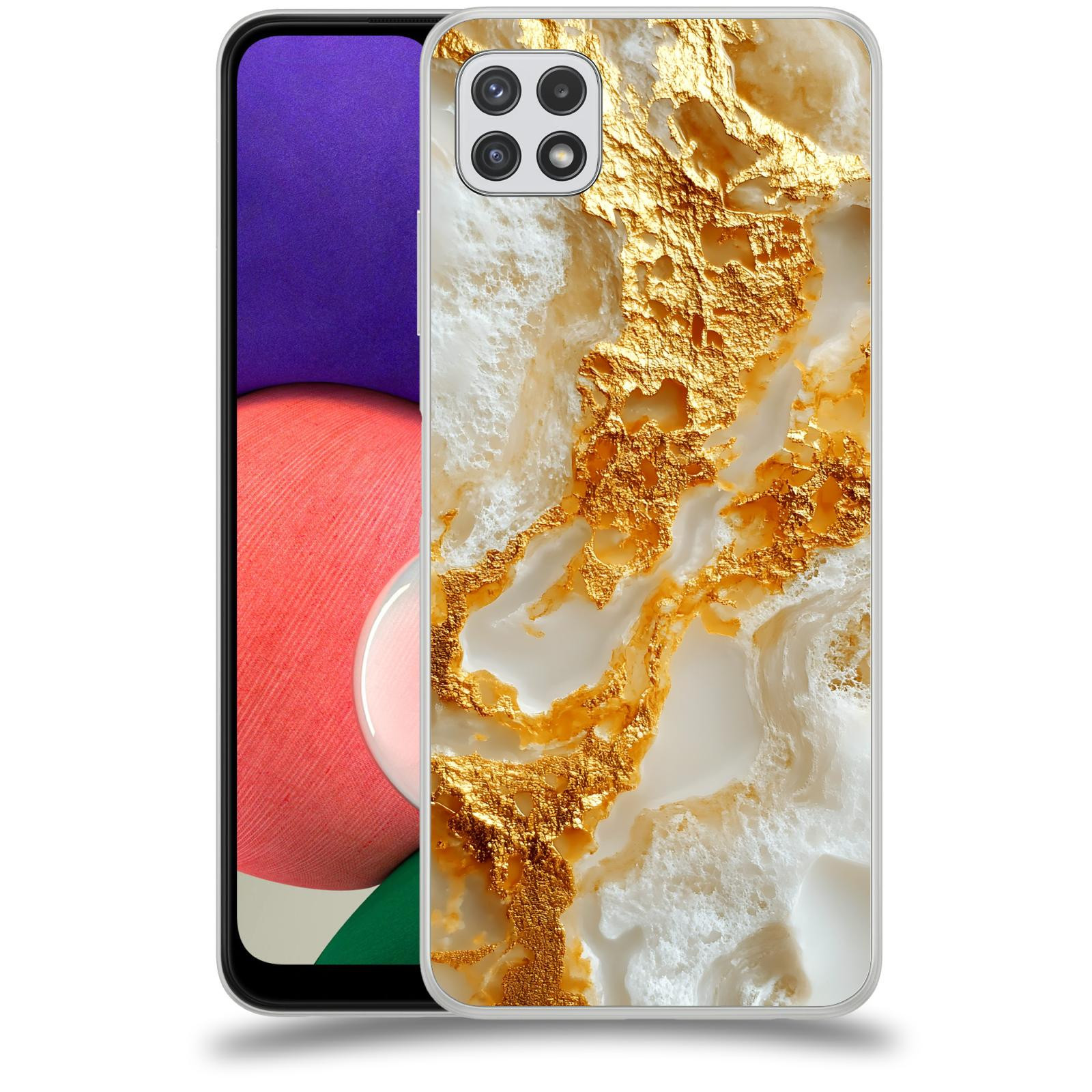 ACOVER Kryt na mobil Samsung Galaxy A22 A225F - Vanilla Bourbon II
