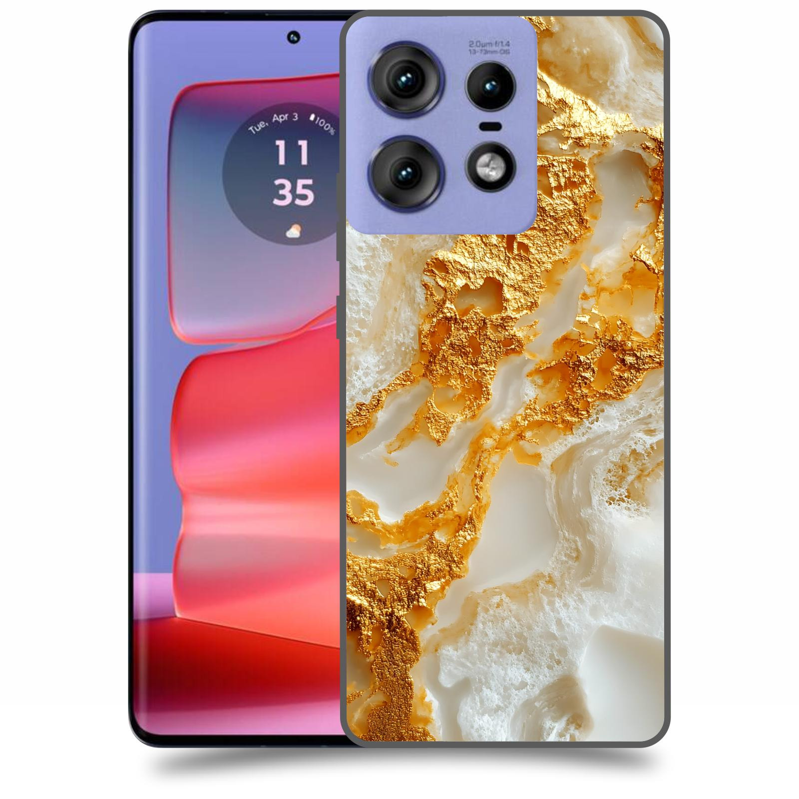 ACOVER Kryt na mobil Motorola Edge 50 Pro - Vanilla Bourbon II