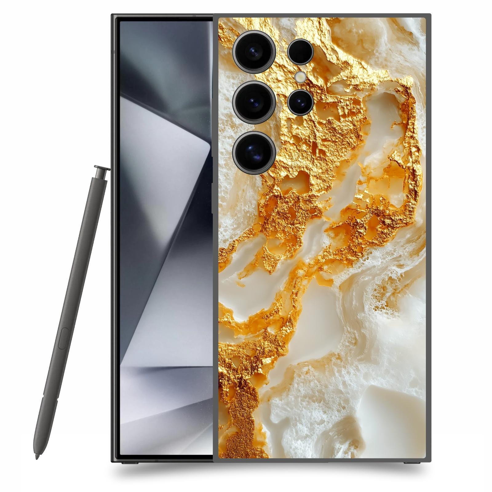 ACOVER Kryt na mobil Samsung Galaxy S24 Ultra - Vanilla Bourbon II