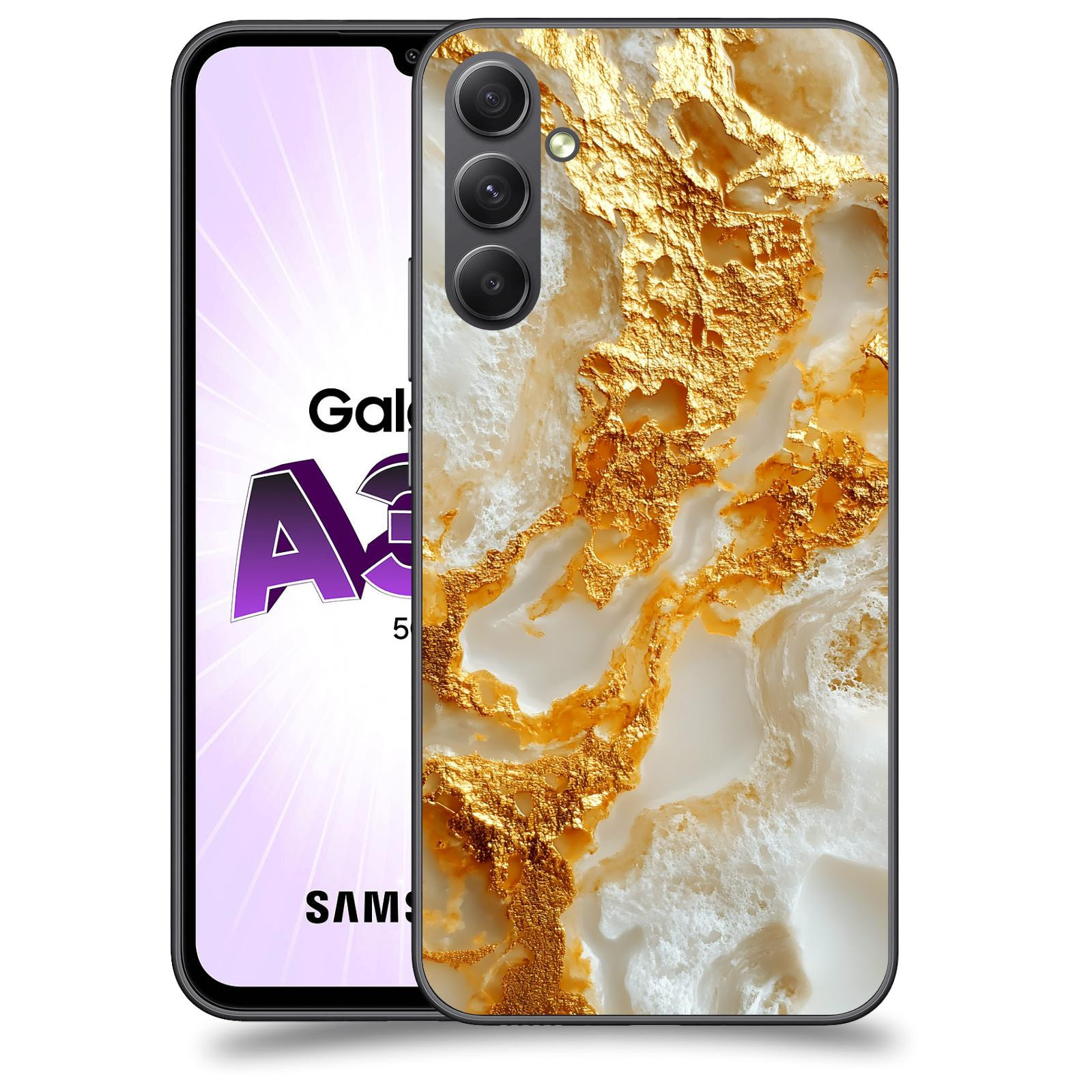 ACOVER Kryt na mobil Samsung Galaxy A34 - Vanilla Bourbon II